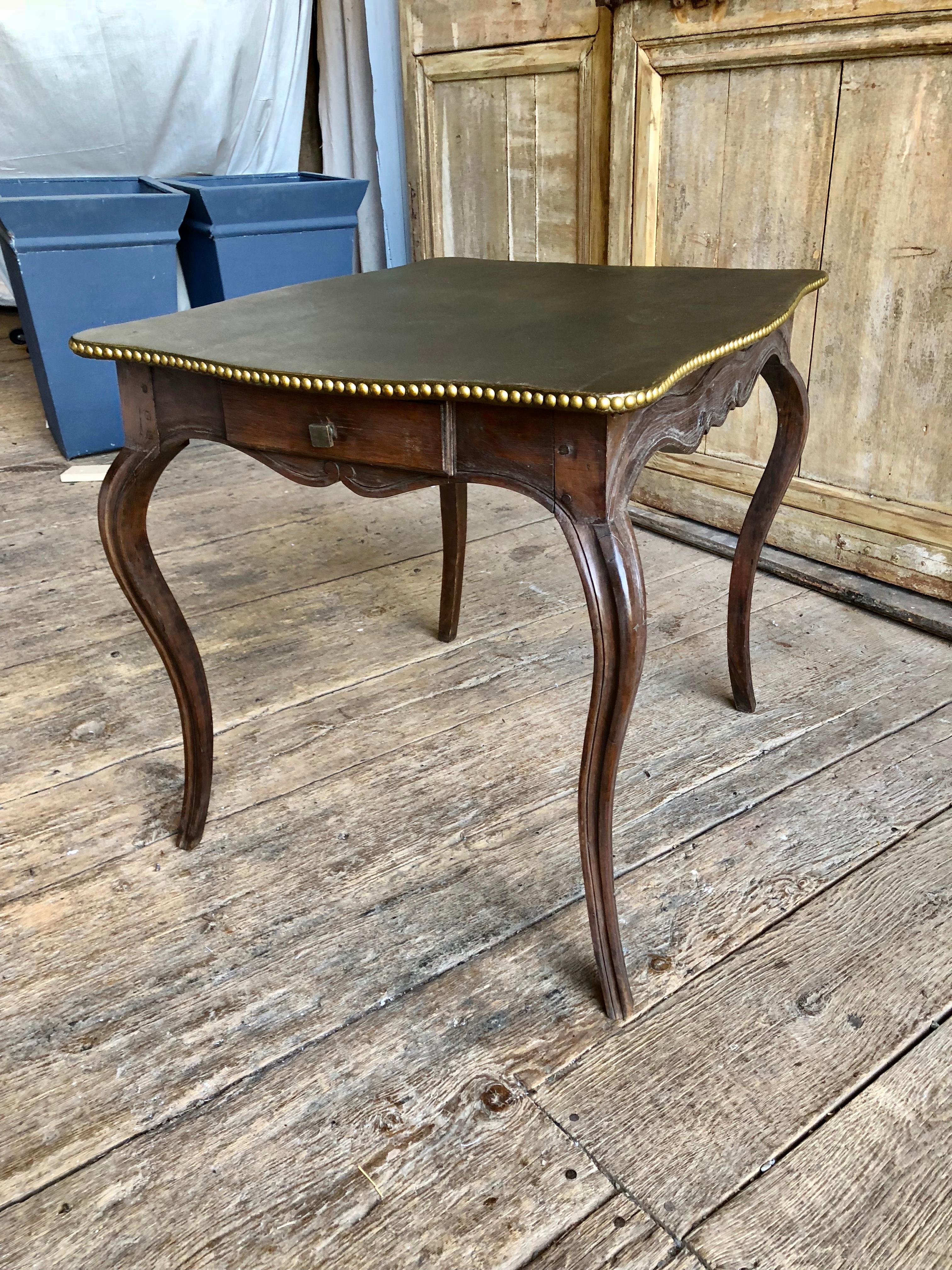 Oak Louis XV Side Table, 18th Century For Sale