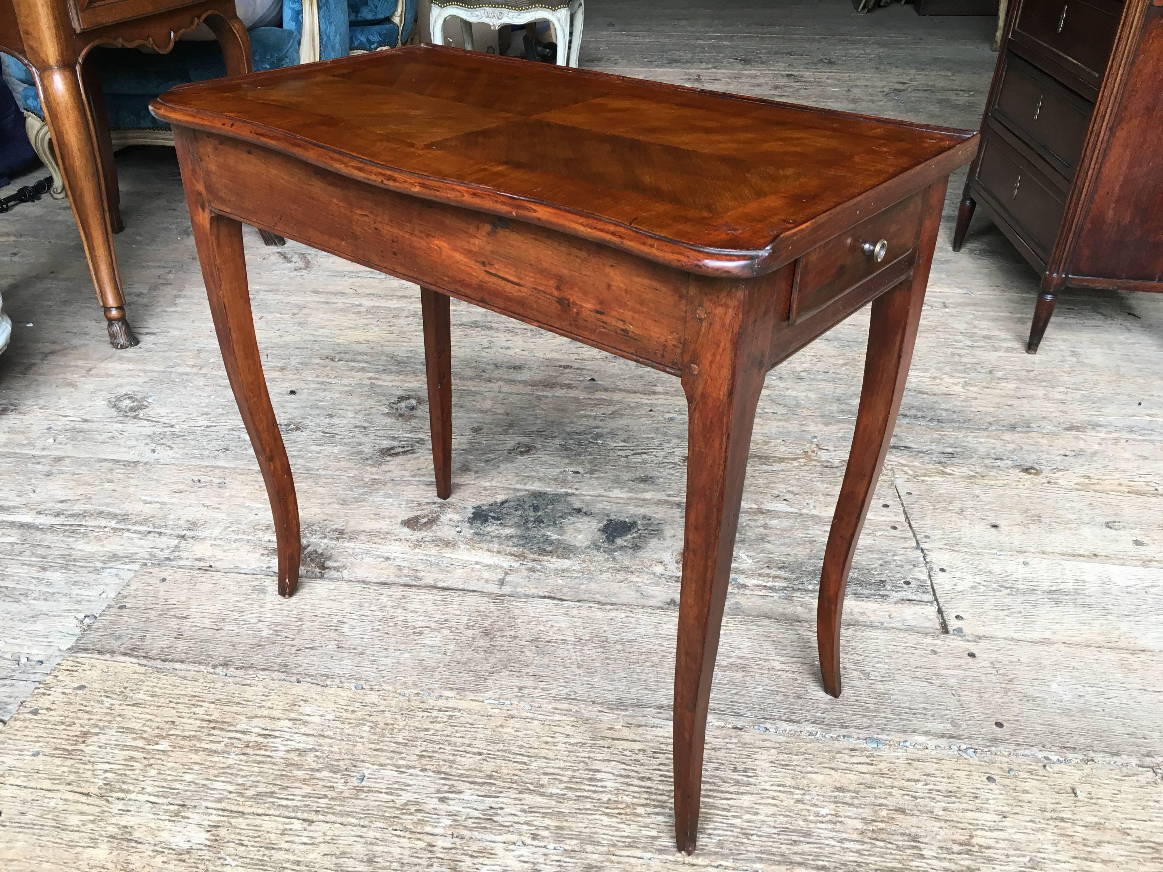 French Provincial Louis XV Side Table, circa 1780