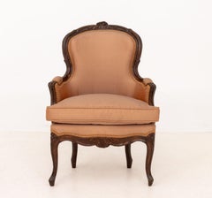 Louis XV Seide gepolstert Kind Bergere