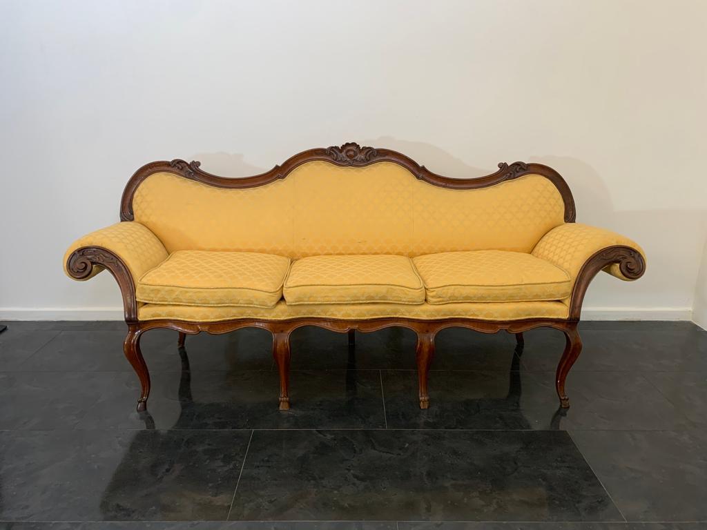 Sofá de conversación macizo Luis XV en venta 9