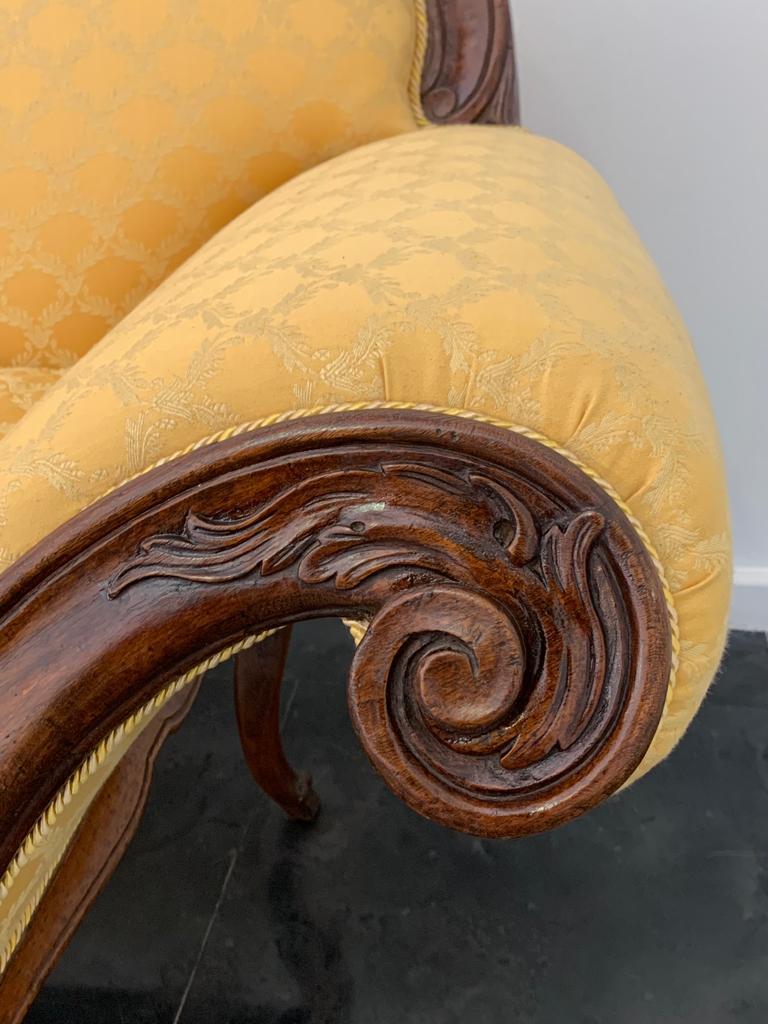 Rococo Louis XV Solid Conversation Sofa For Sale