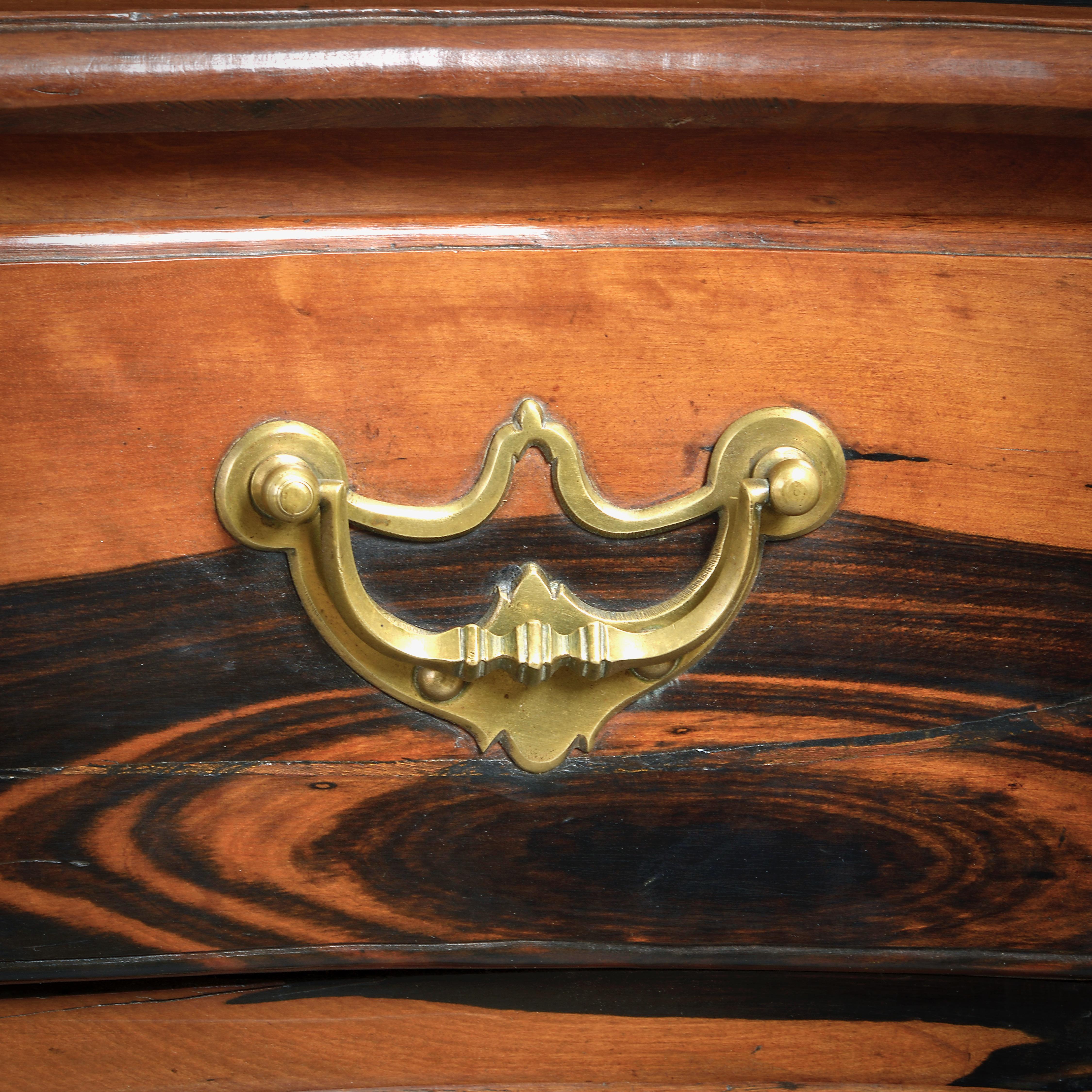 Louis XV Solid Ebony Commode 2