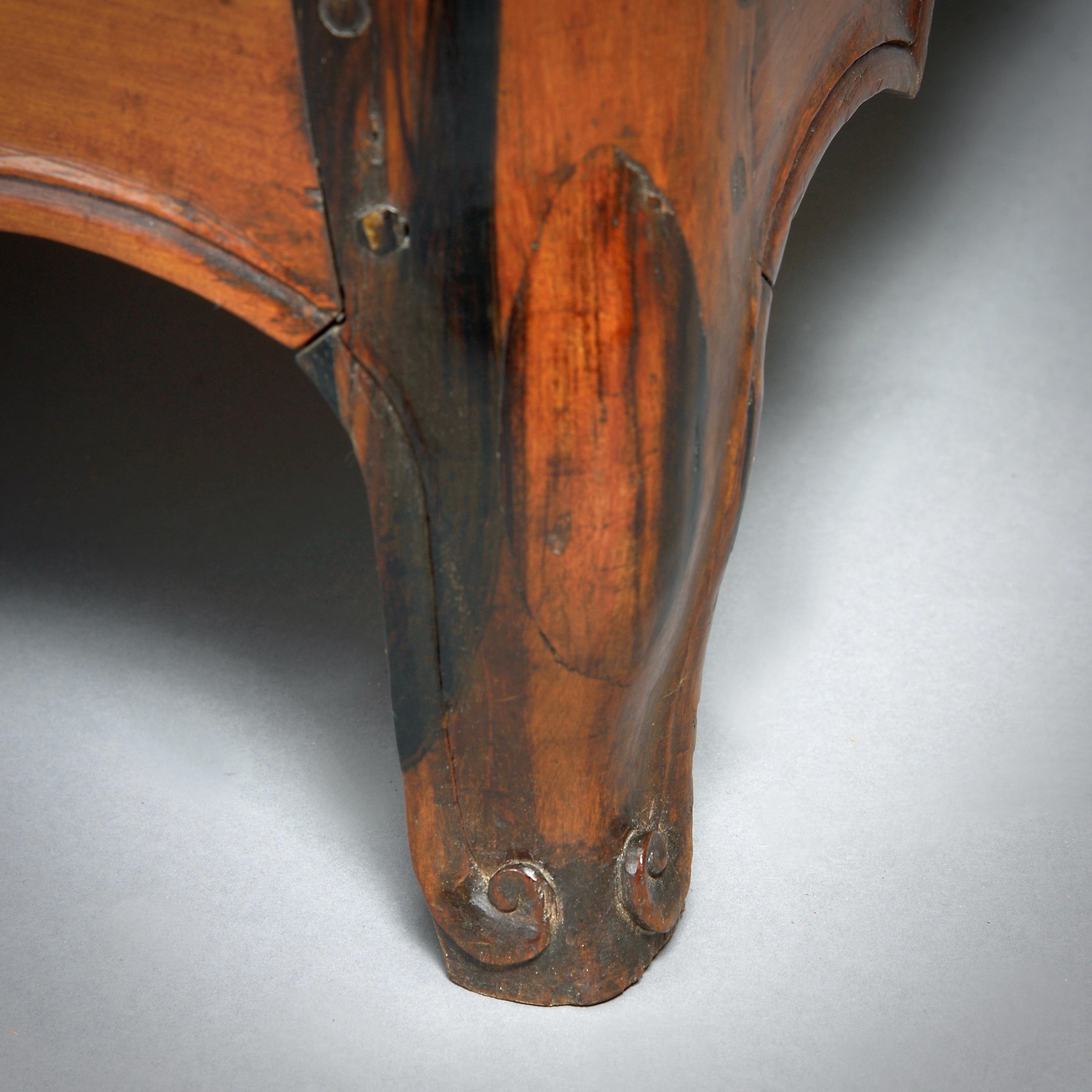 Louis XV Solid Ebony Commode 3