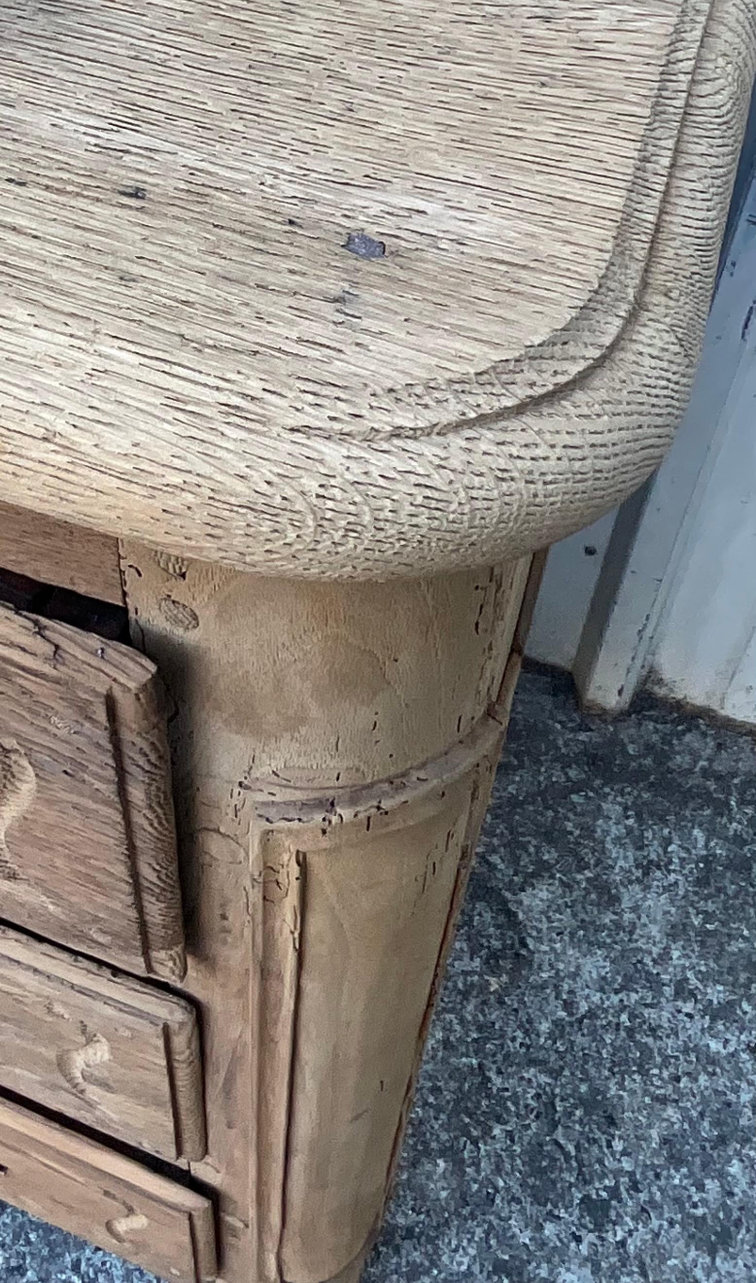 Commode Louis XV en Oak massif, fin du XVIIIe siècle - Val de Loire en vente 2