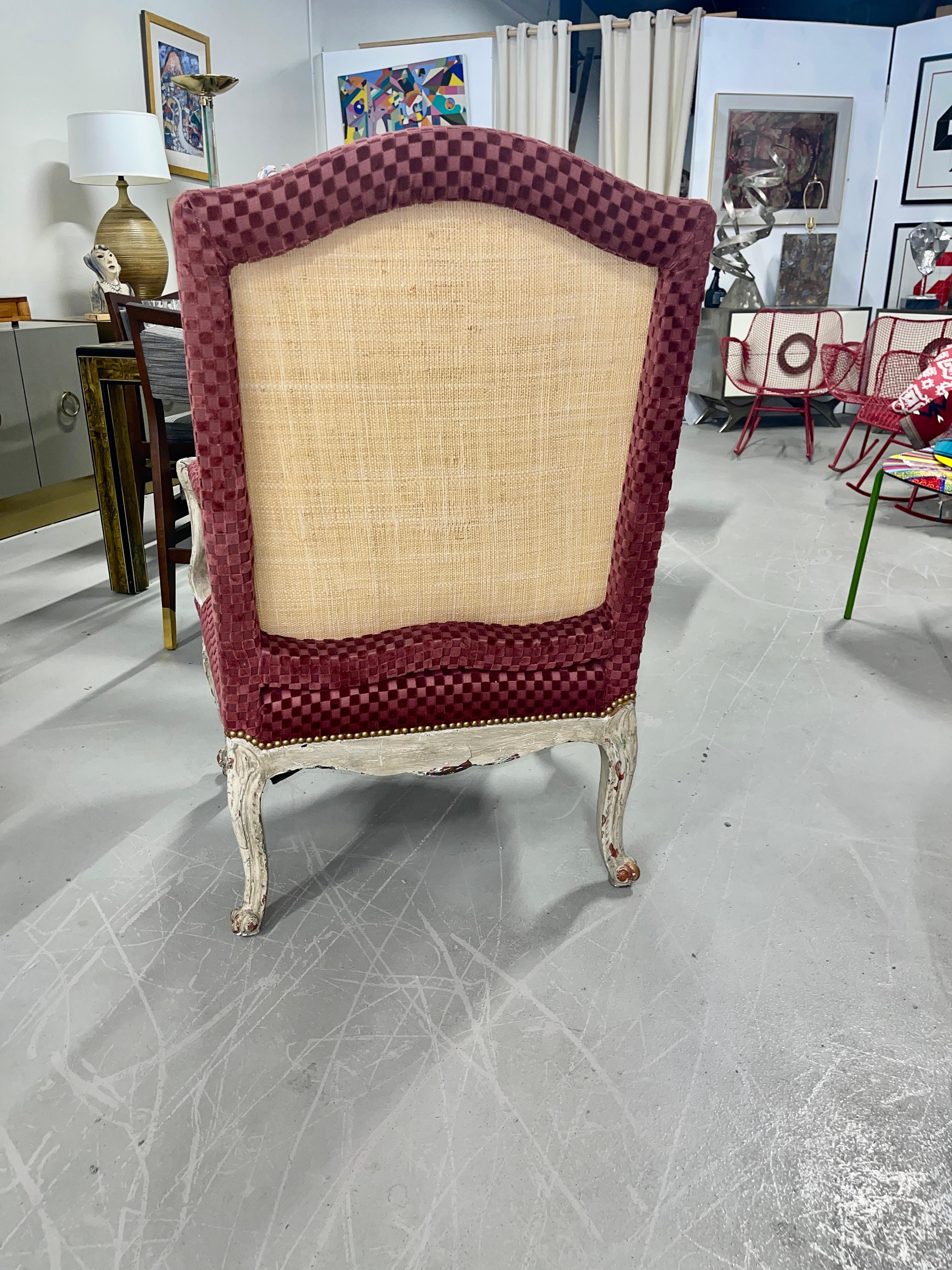 Louis XV Style 19th Century Bergere For Sale 4