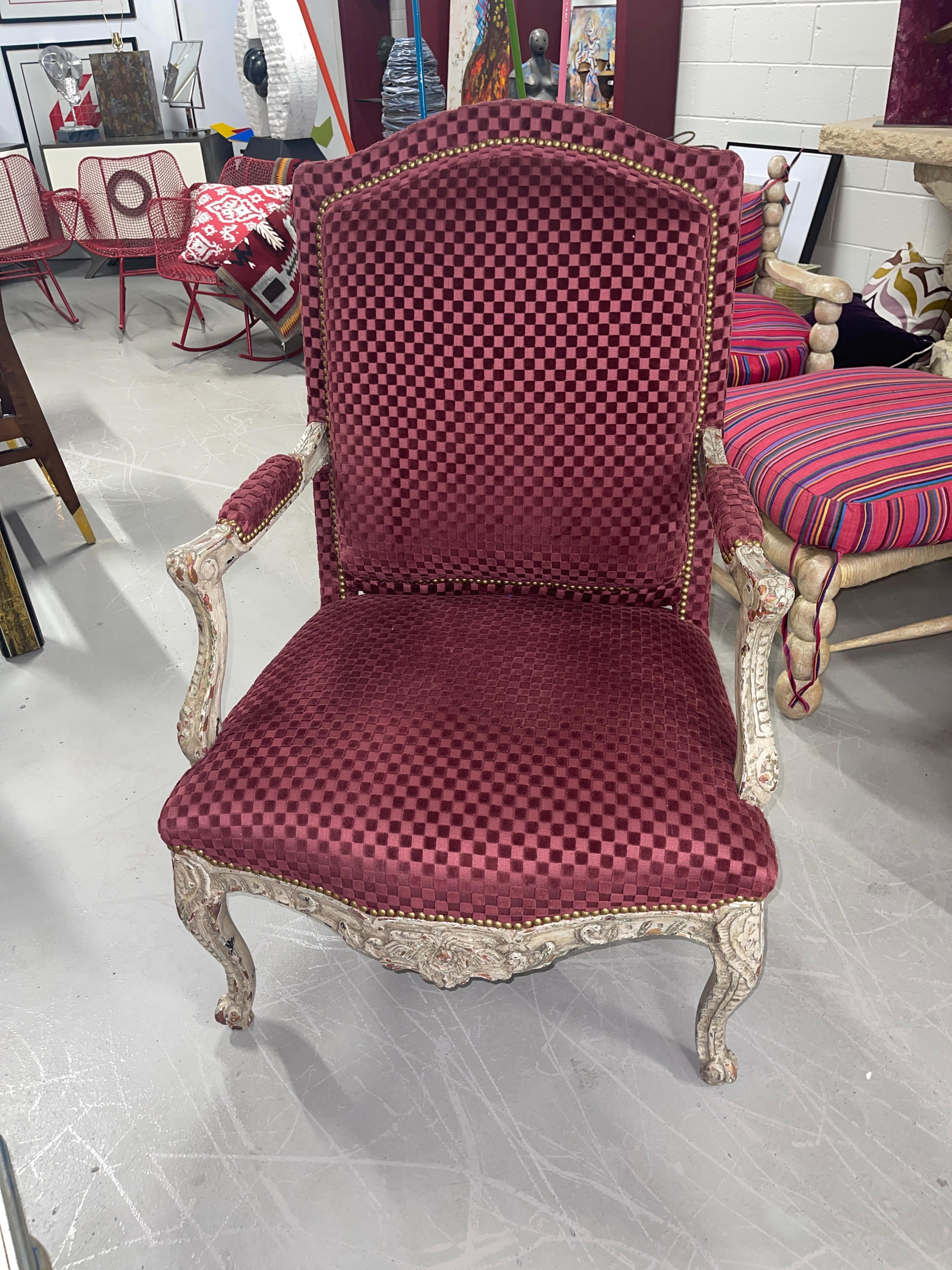 Louis XV Style 19th Century Bergere For Sale 3