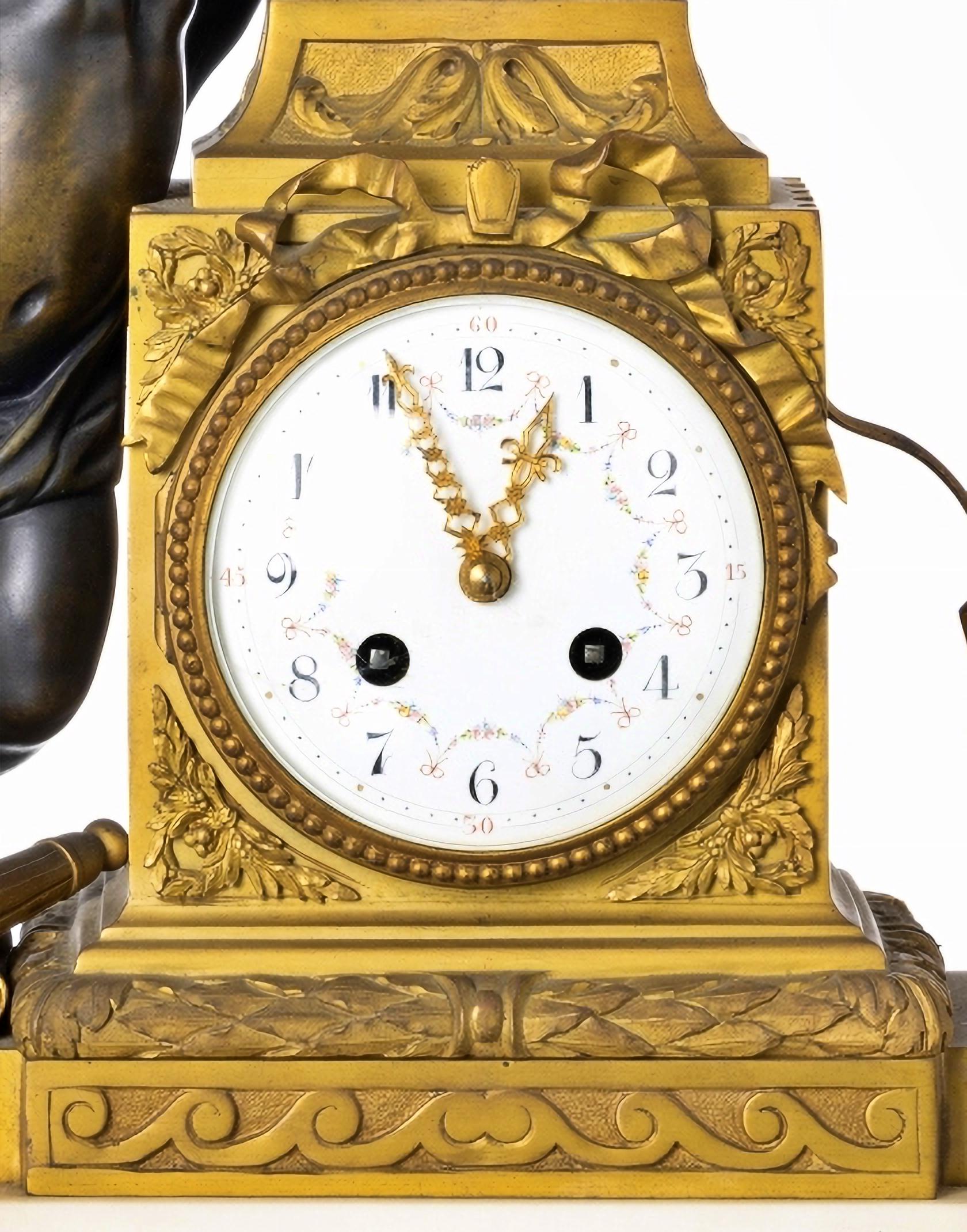 Louis XV MANTEL CLOCK STYLE LOUIS XV du 19ème siècle en vente