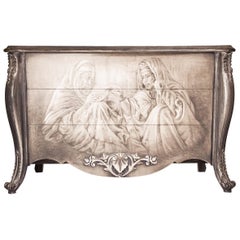 Louis XV Style 3 Drawers Commodem Pearlina Collection 'Wide', 20th Century