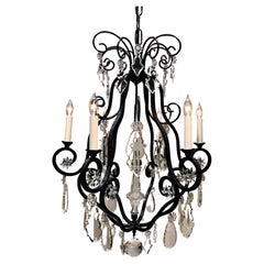 Louis XV Style 6-Light Bronze Chandelier, Circa: 1900