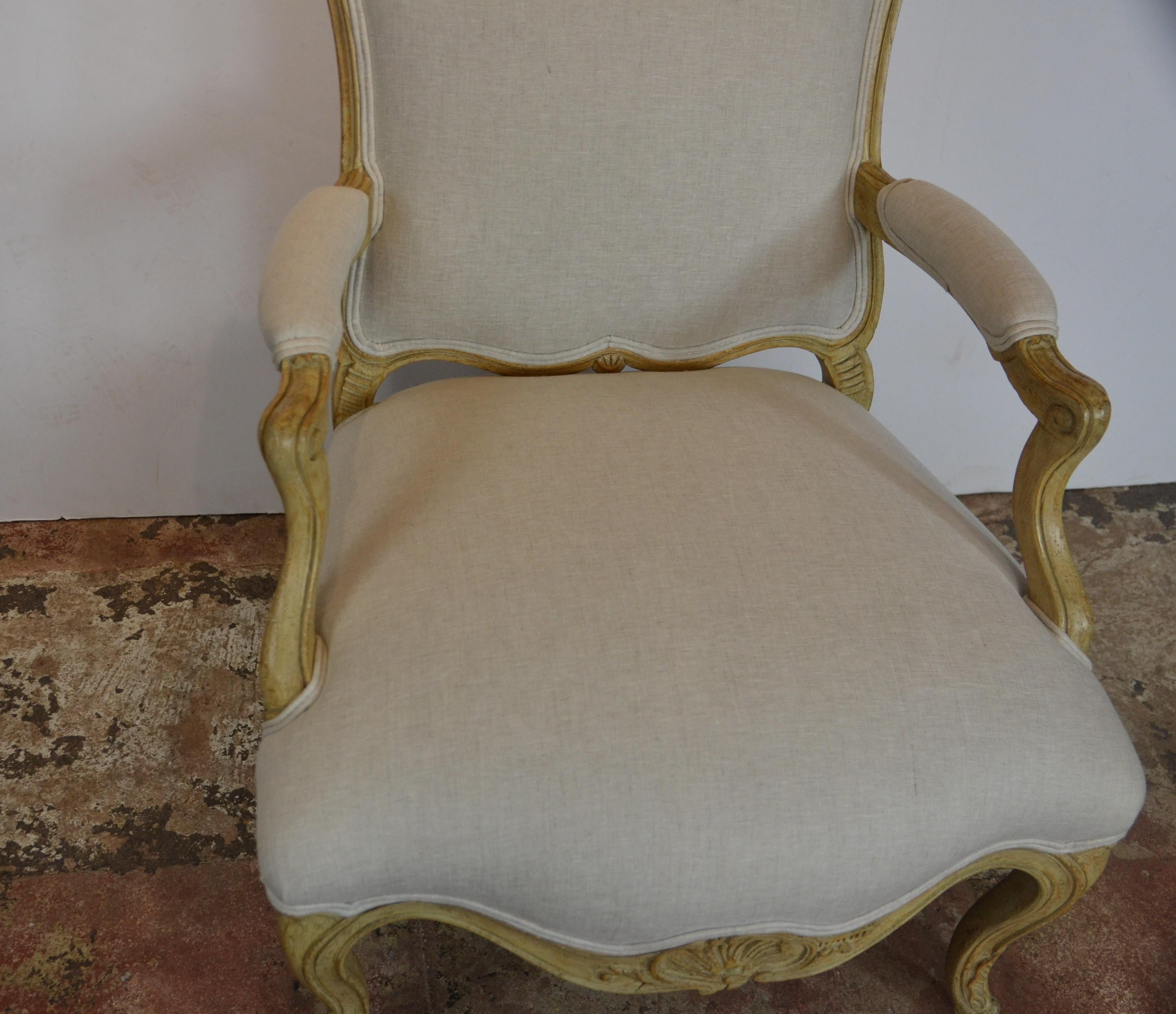 Unknown Louis XV Style Accent Chair