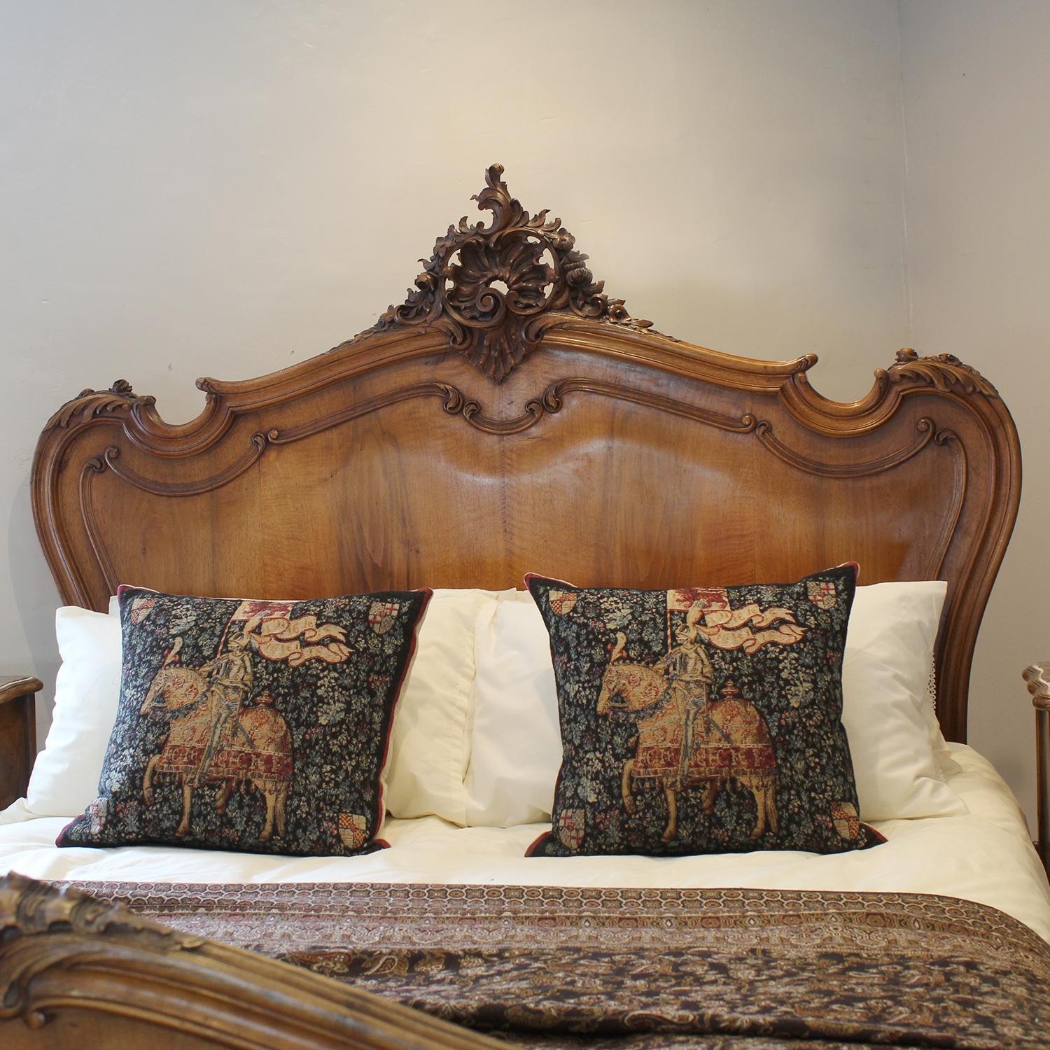 Louis XV Style Antique Bed WK173 1