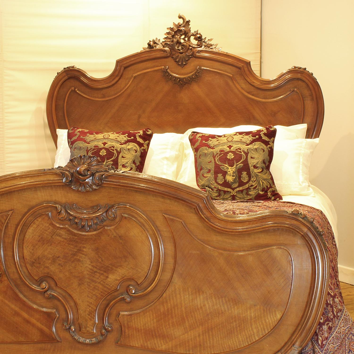 French Louis XV Style Antique Bed WK175 For Sale
