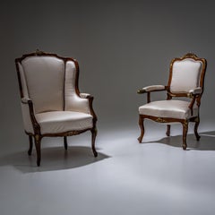Louis XV Style Armchair, Dresden, circa 1880