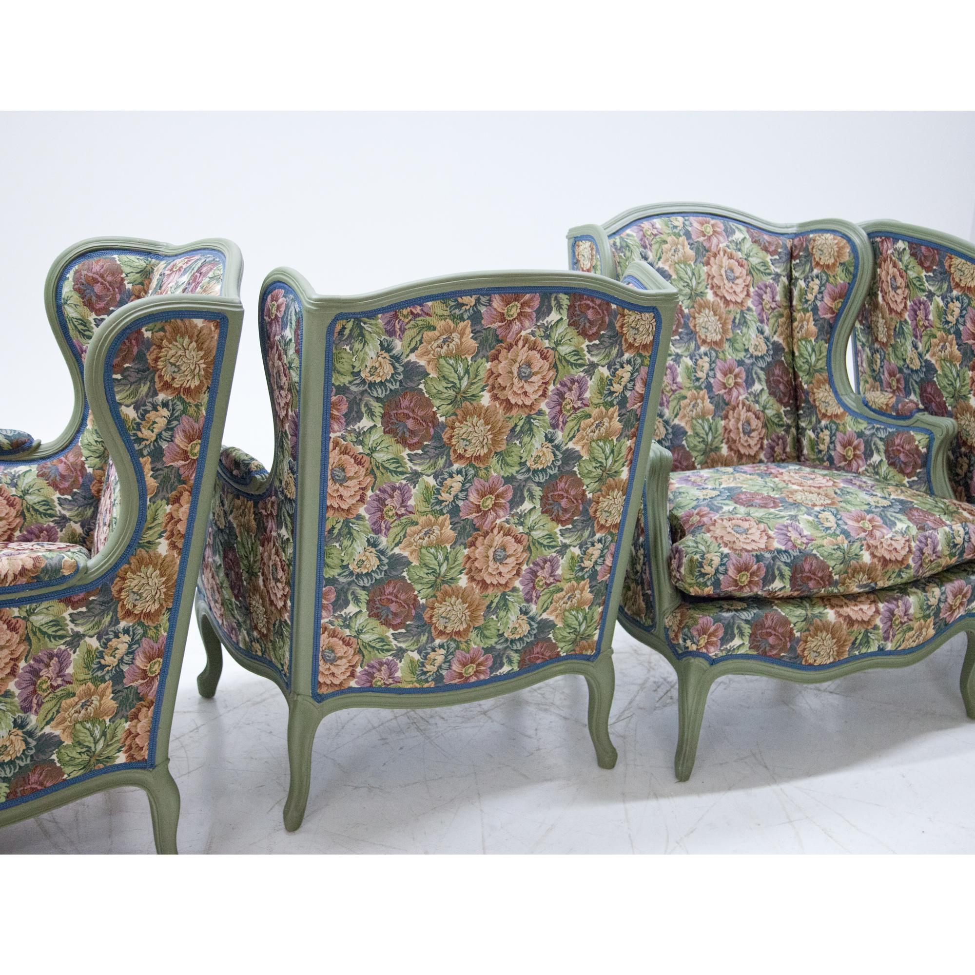 Louis XV-Style Armchairs, Early 20th Century 3