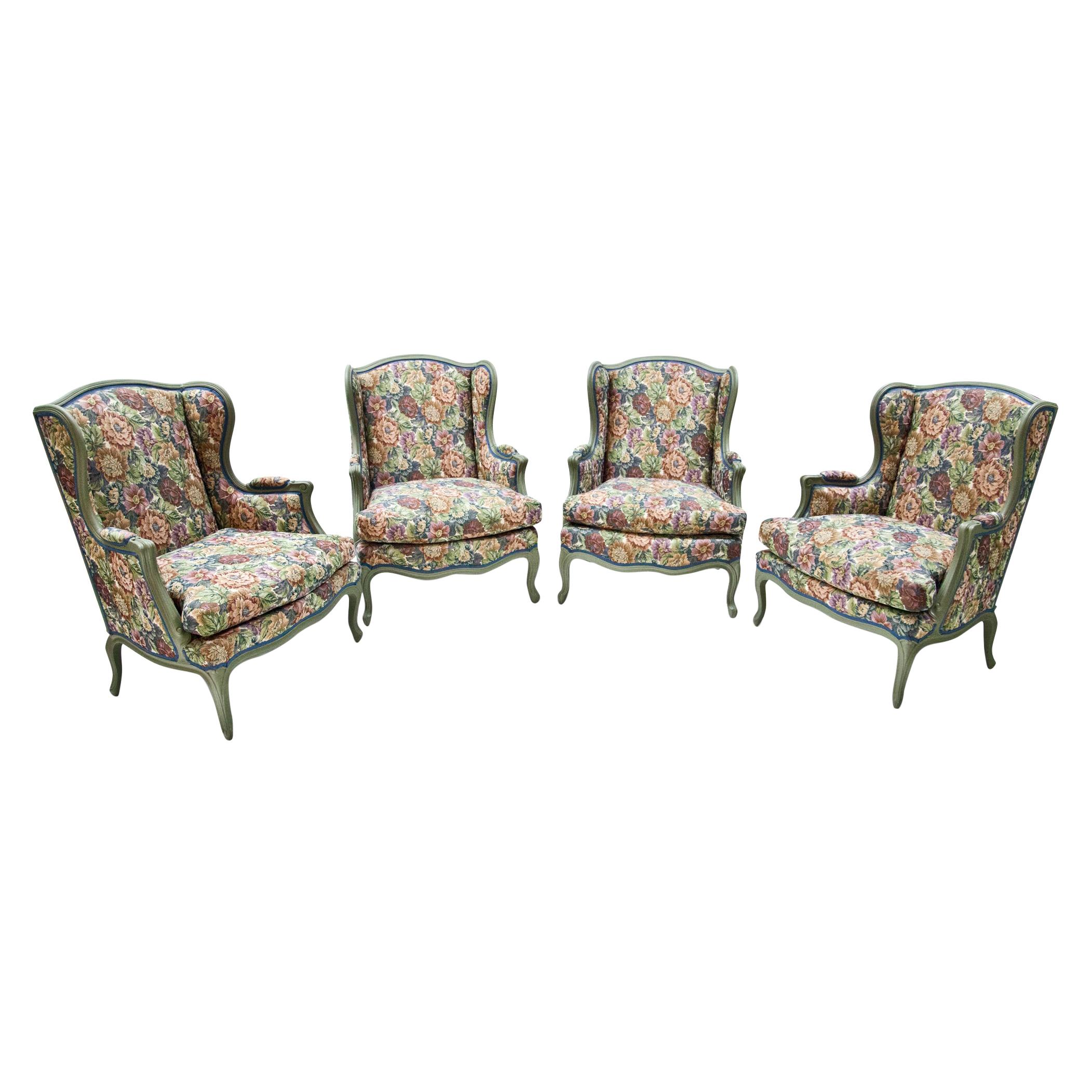 Louis XV-Style Armchairs, Early 20th Century