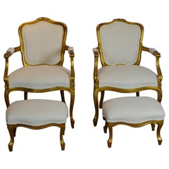Louis XV Style Armchairs