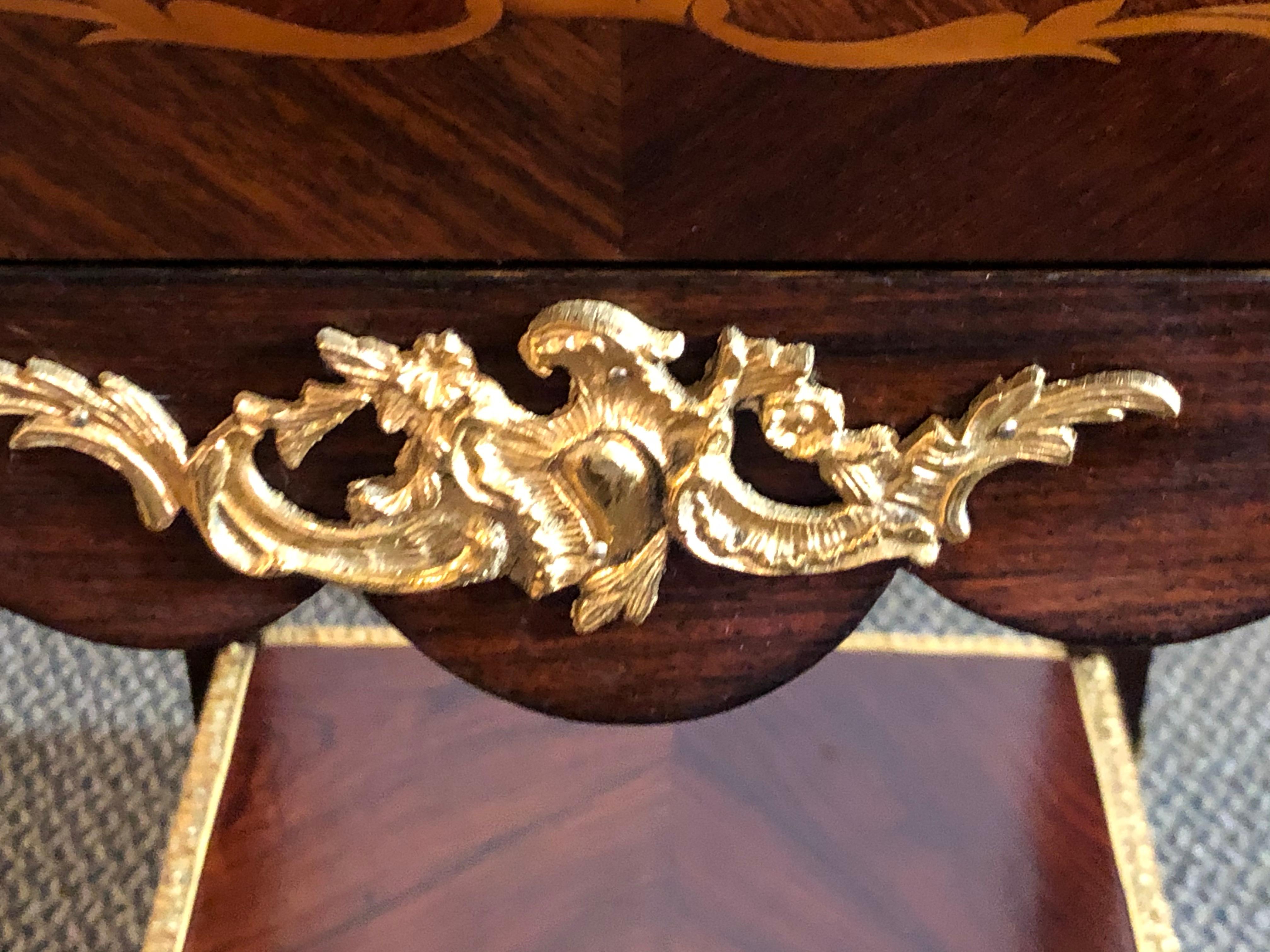 Louis XV Style Bar / Liqueur Cabinet, French Signed Brevete Paris 12