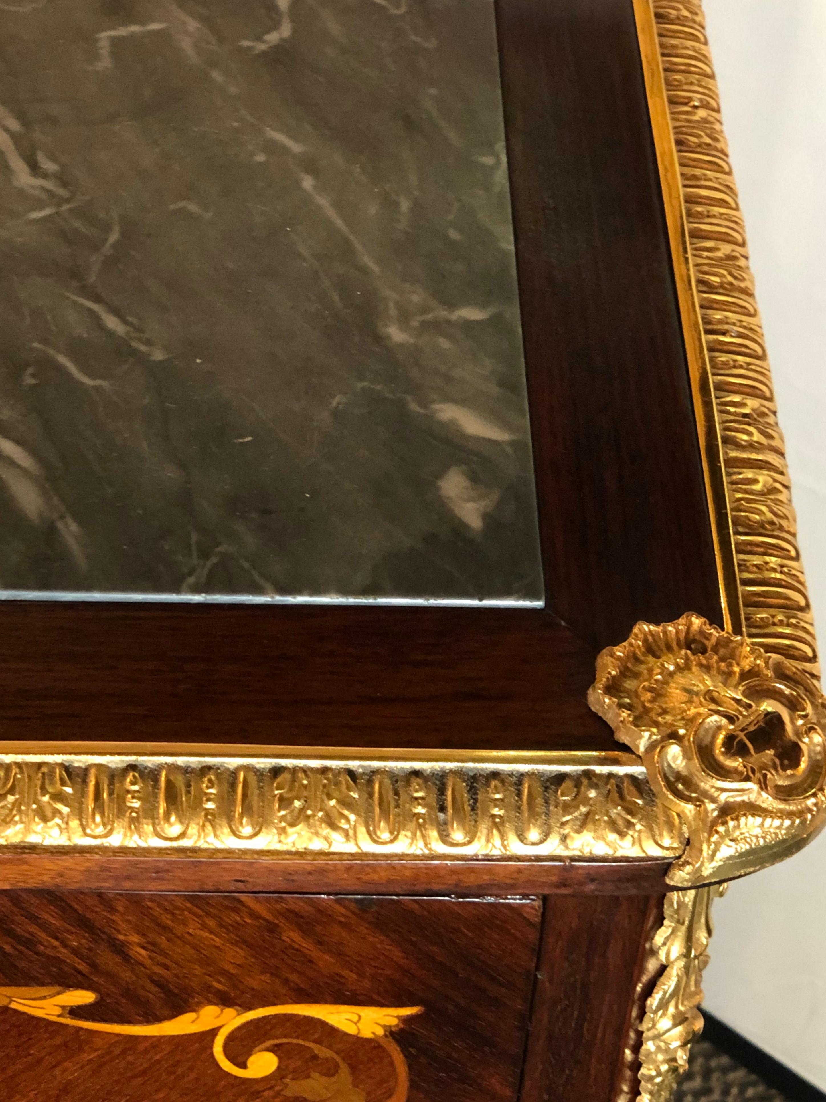 Louis XV Style Bar / Liqueur Cabinet, French Signed Brevete Paris 3