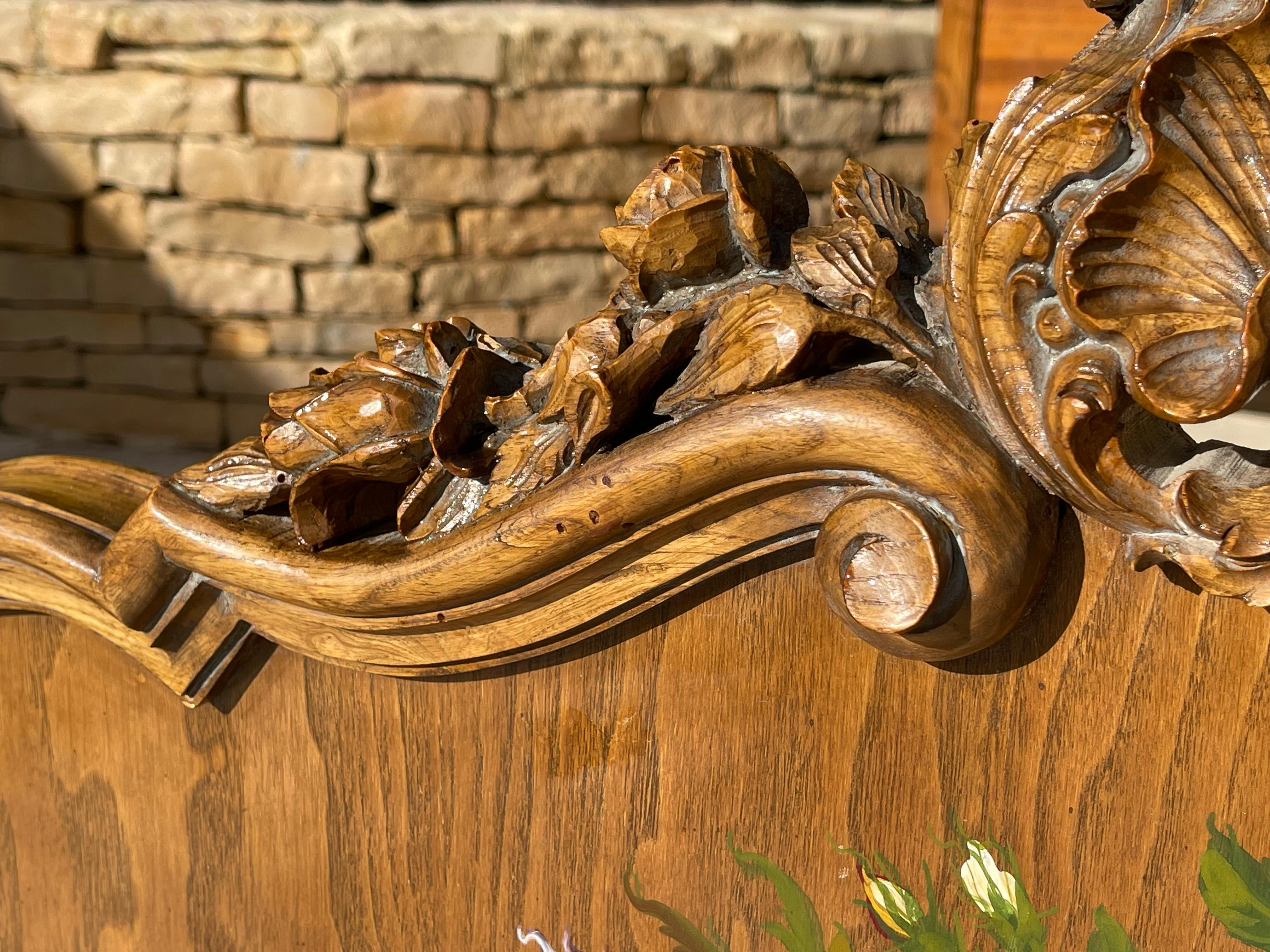 Lit de style Louis XV en vente 8