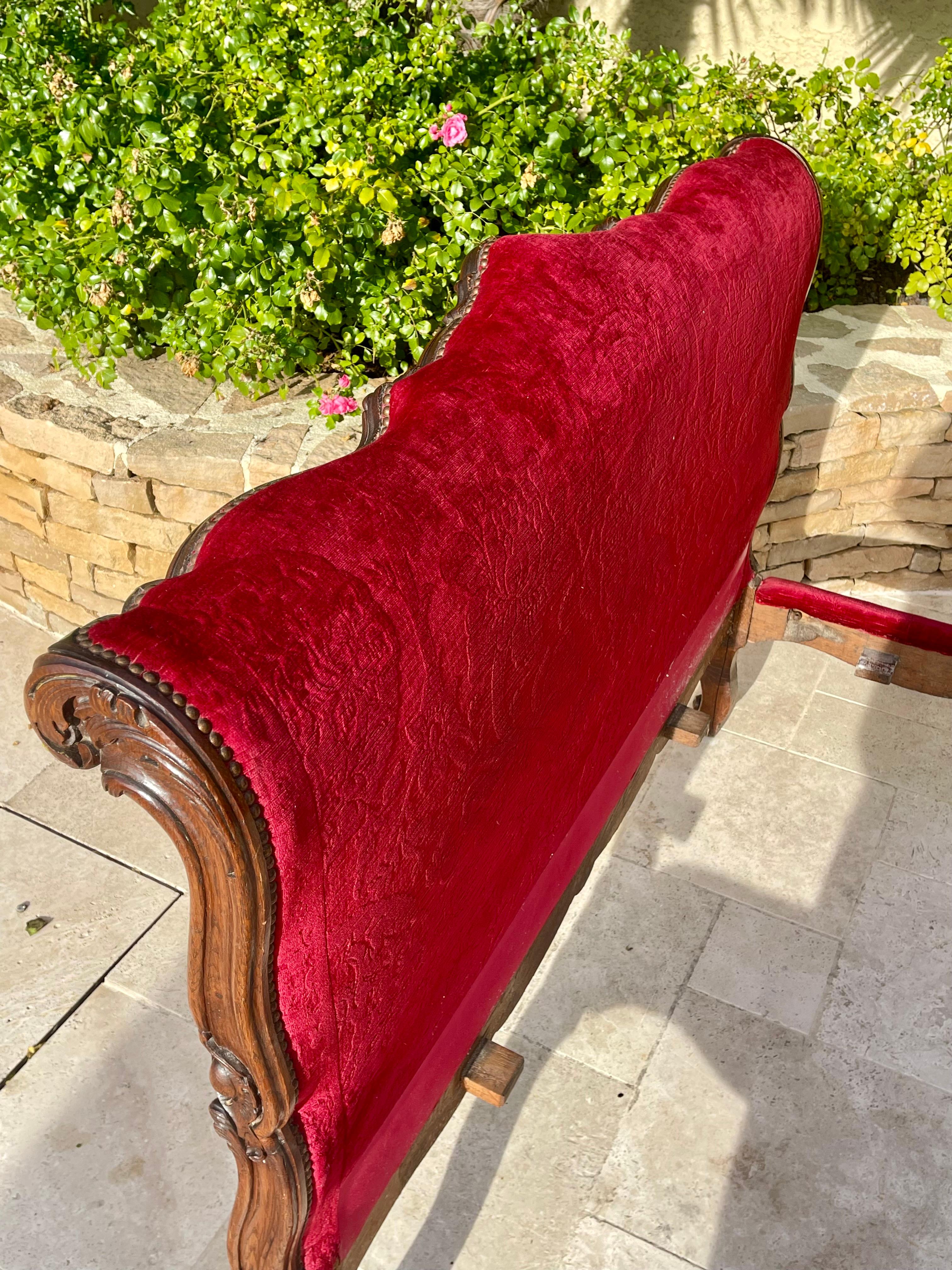 Lit de style Louis XV en vente 12