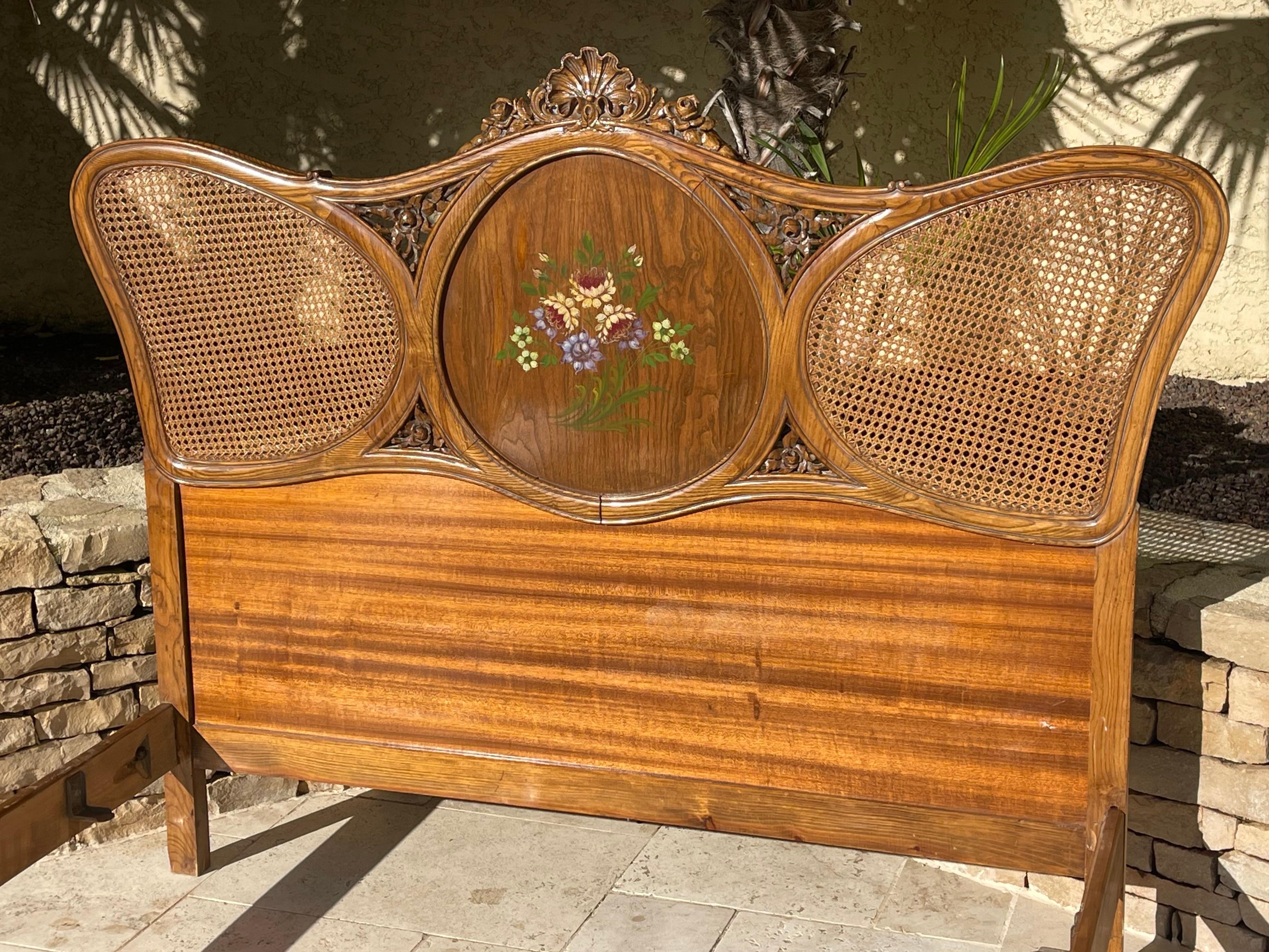 Lit de style Louis XV Bon état - En vente à Beaune, FR