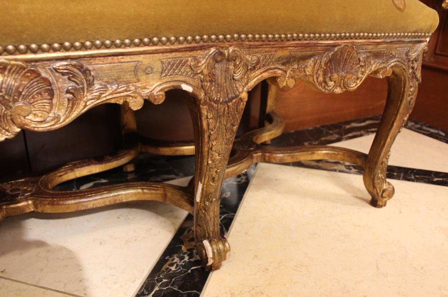 European Louis XV Style Bench