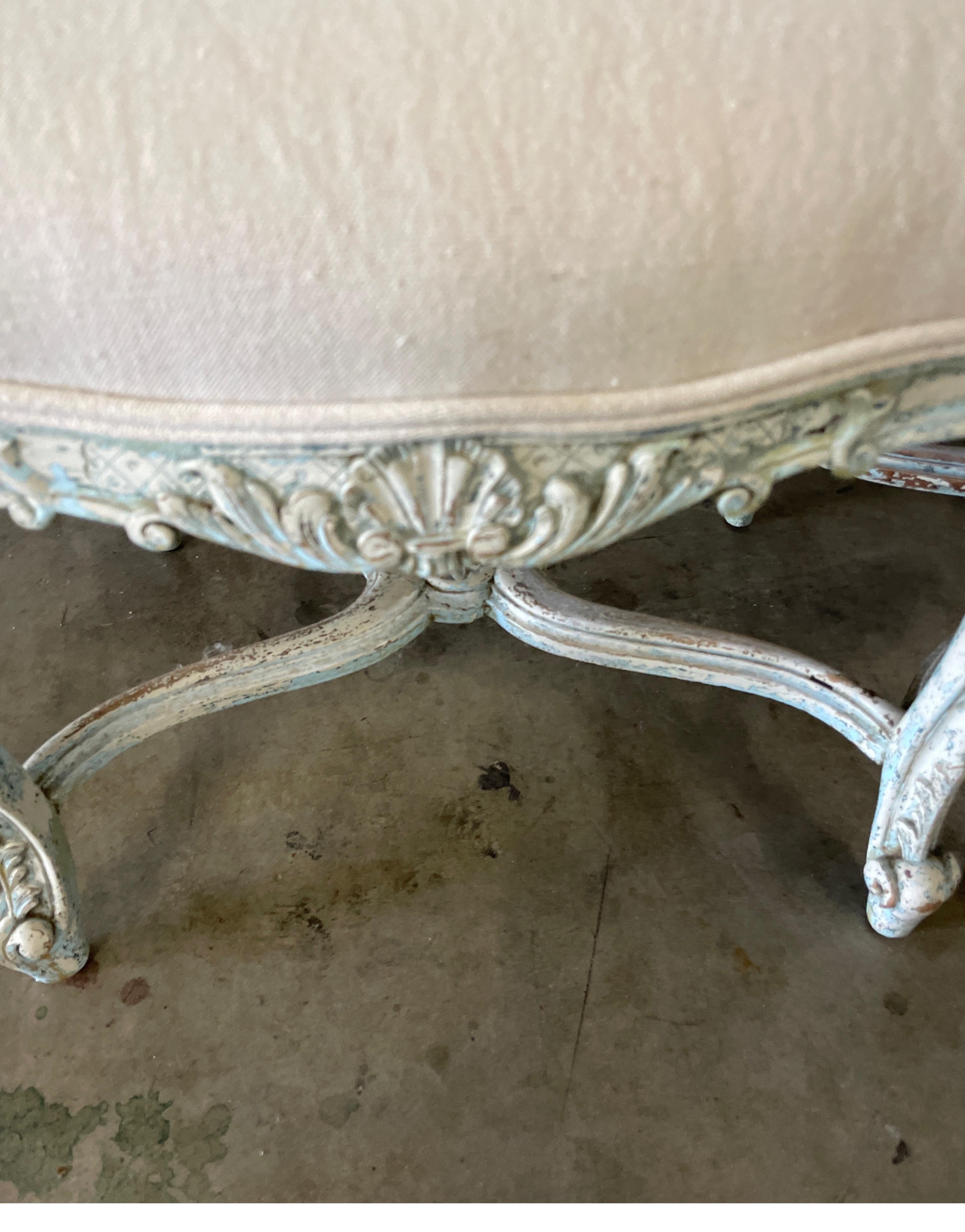 Louis XV Style Bench In Good Condition For Sale In West Palm Beach, FL
