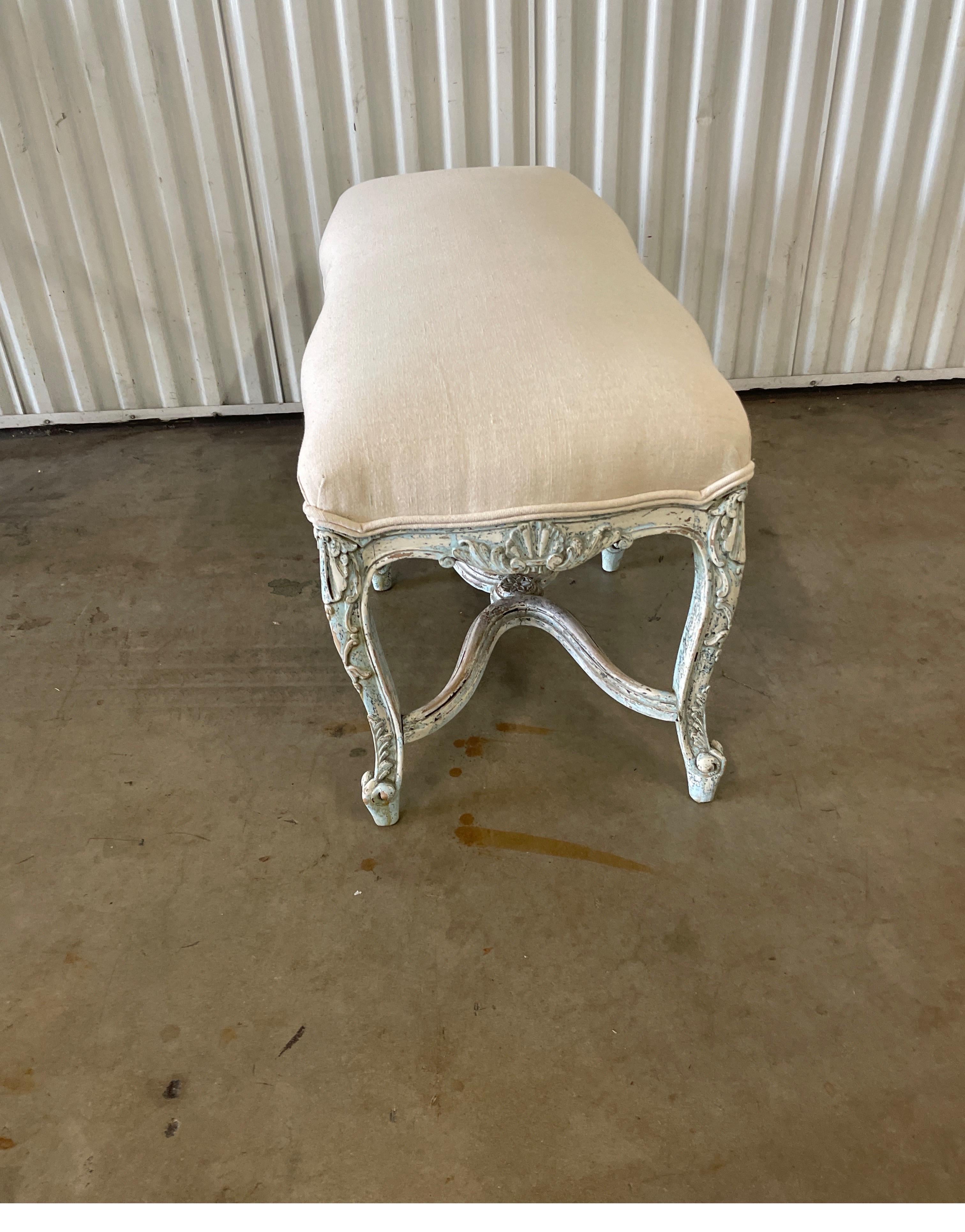 Louis XV Style Bench For Sale 1
