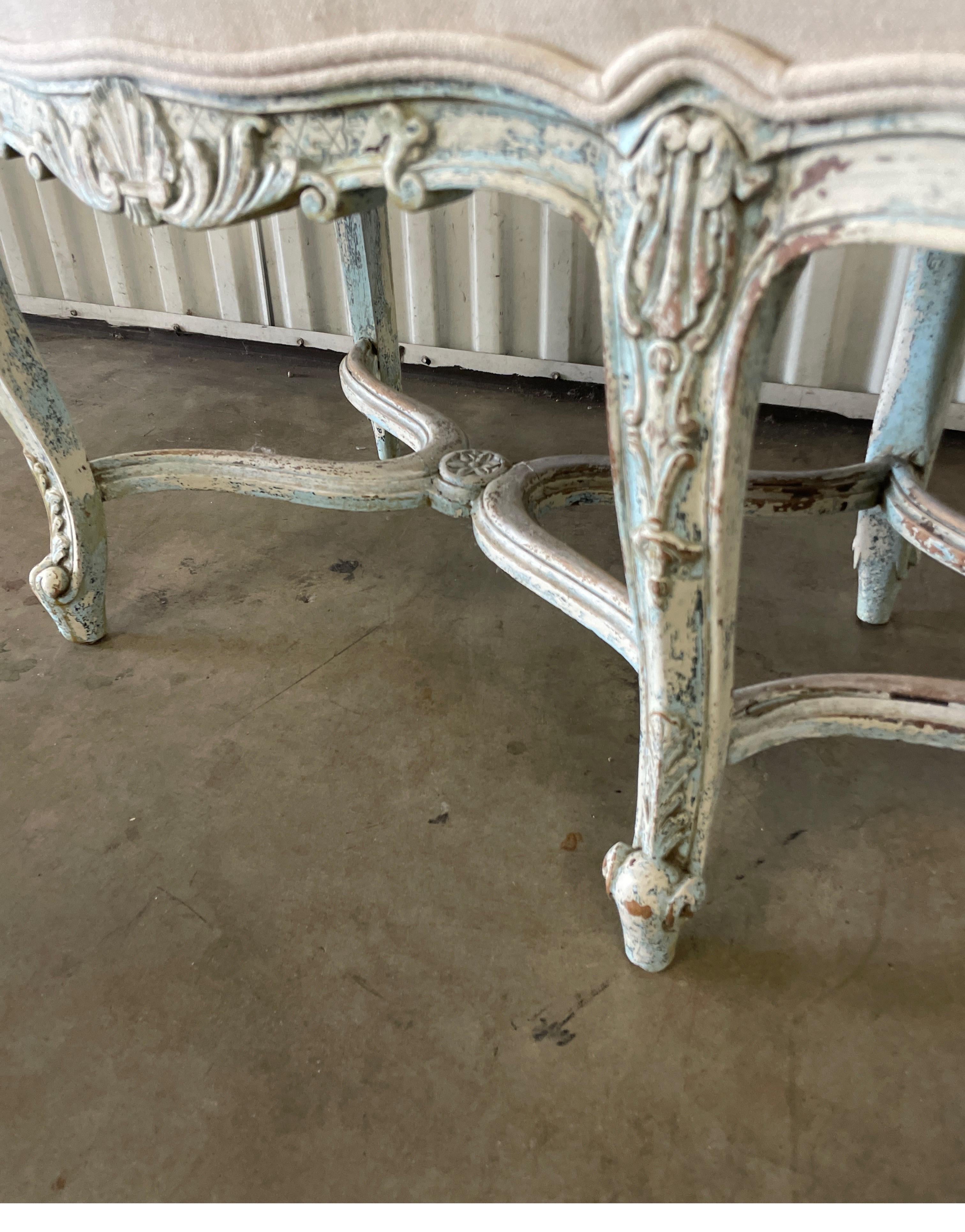 Louis XV Style Bench For Sale 3