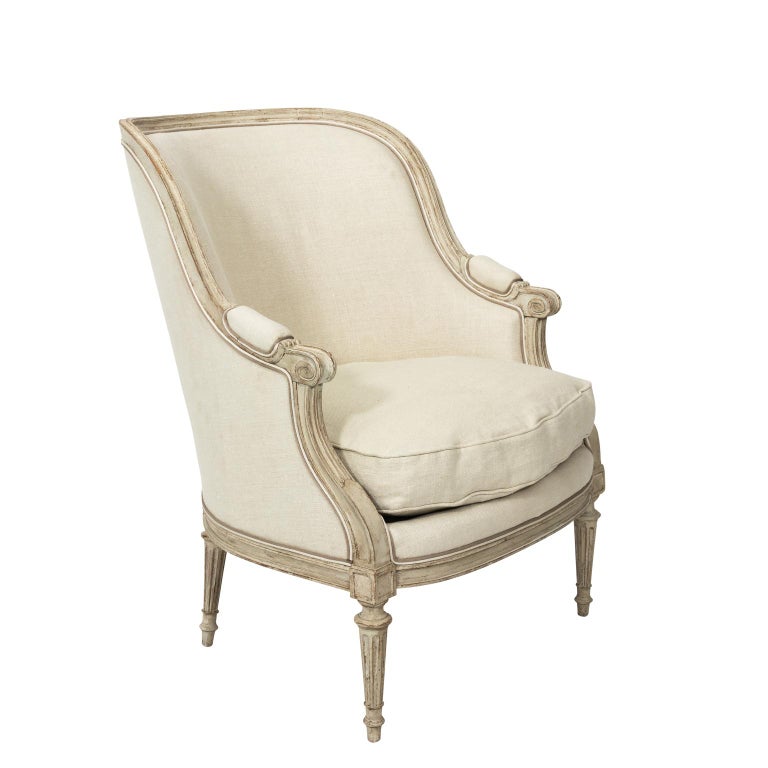 Louis XV Style Bergere Chair at 1stDibs