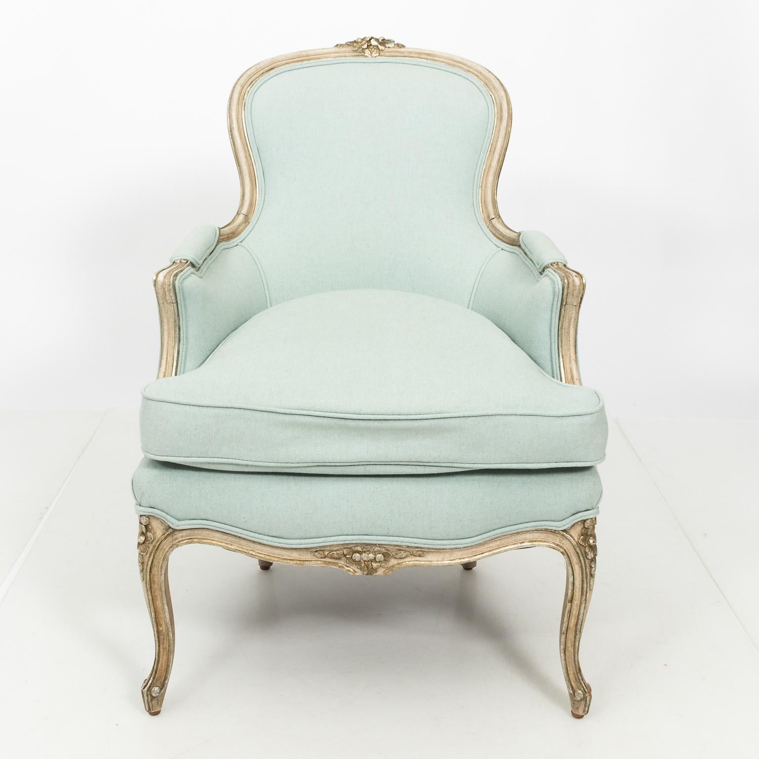 Late 20th Century Louis XV Style Bergere Chairs
