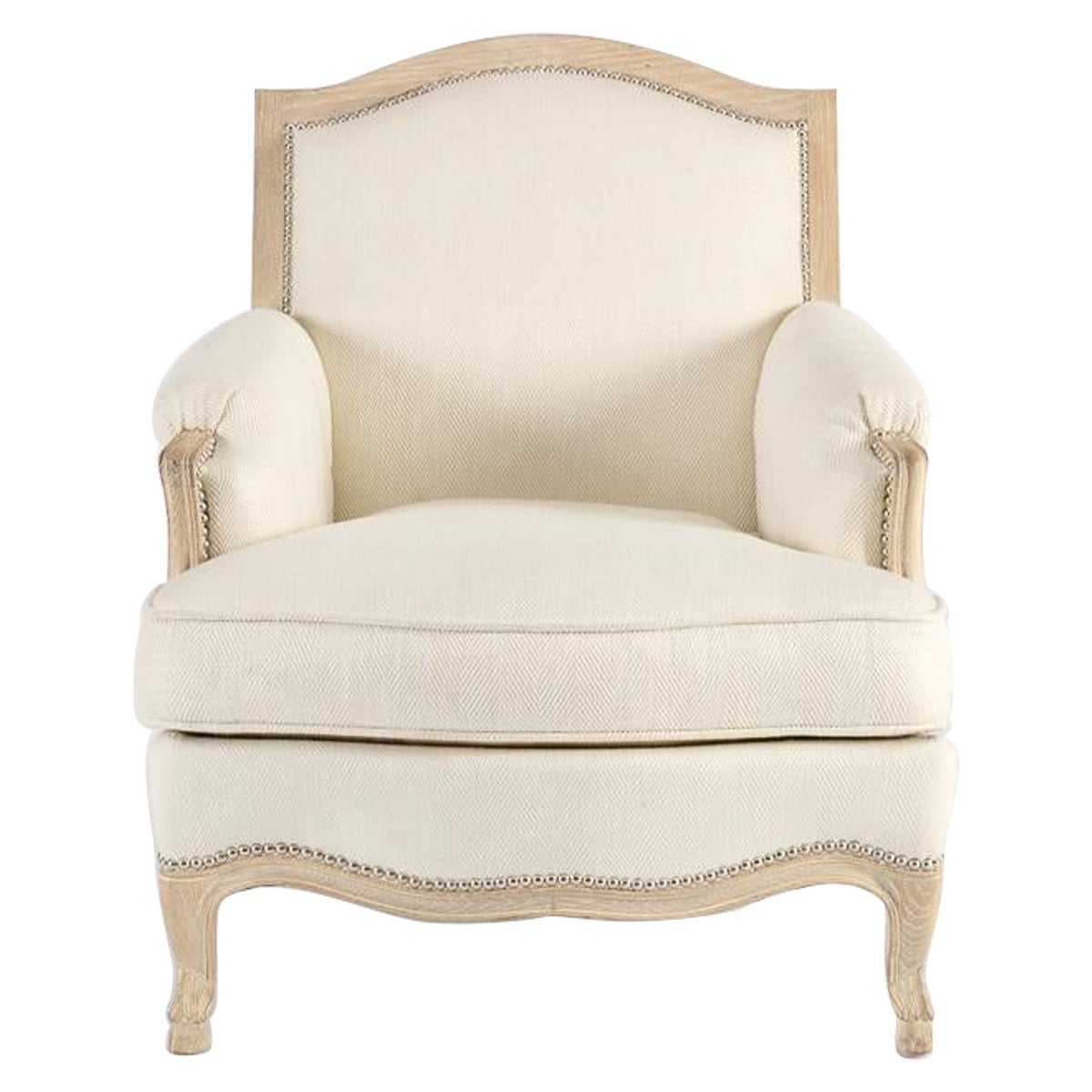 Großzügige Bergere im Stil Louis XV im Angebot