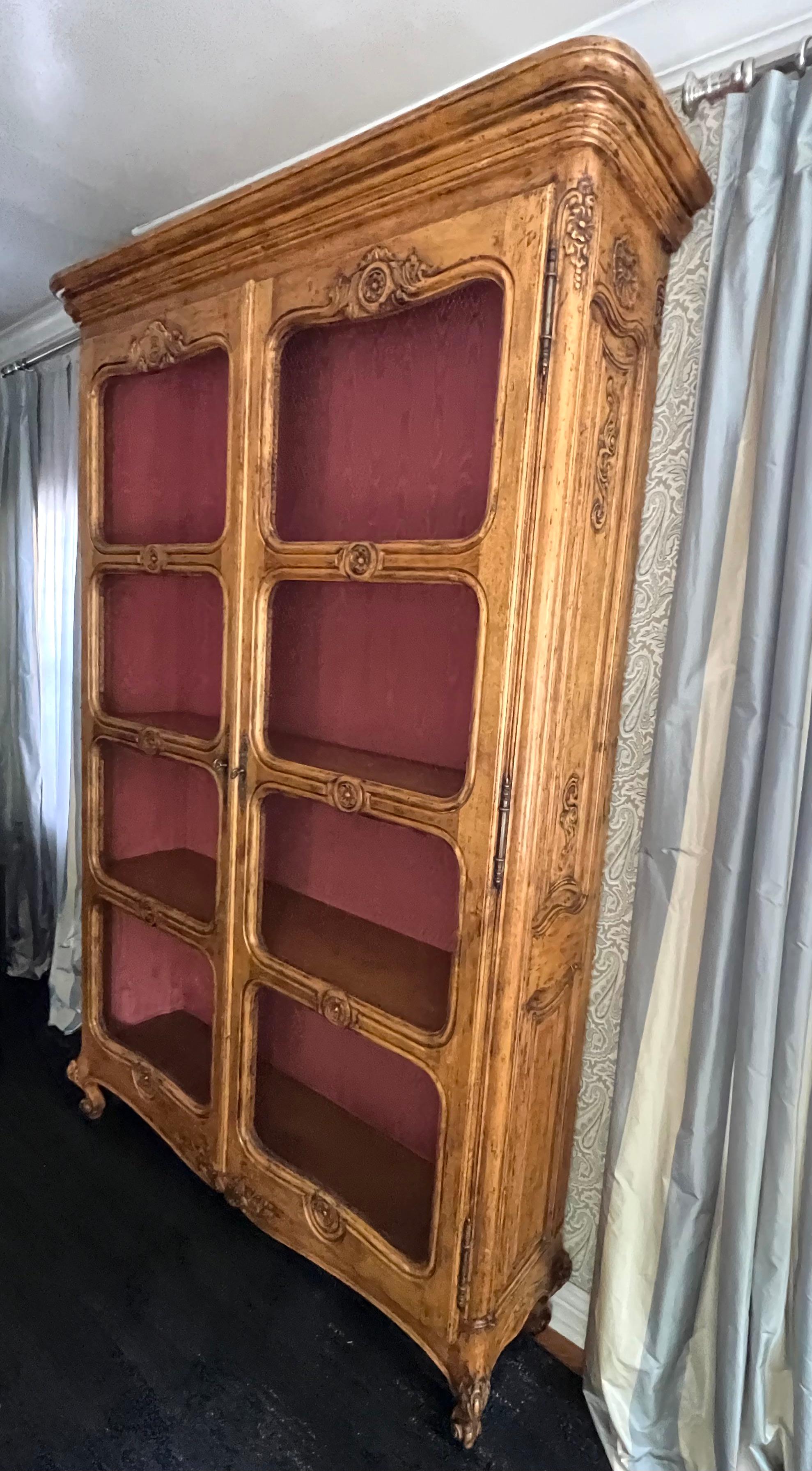 Louis XV Style Bibliotheque or Book Case For Sale 2