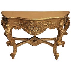 Louis XV Style Big Console Table, France