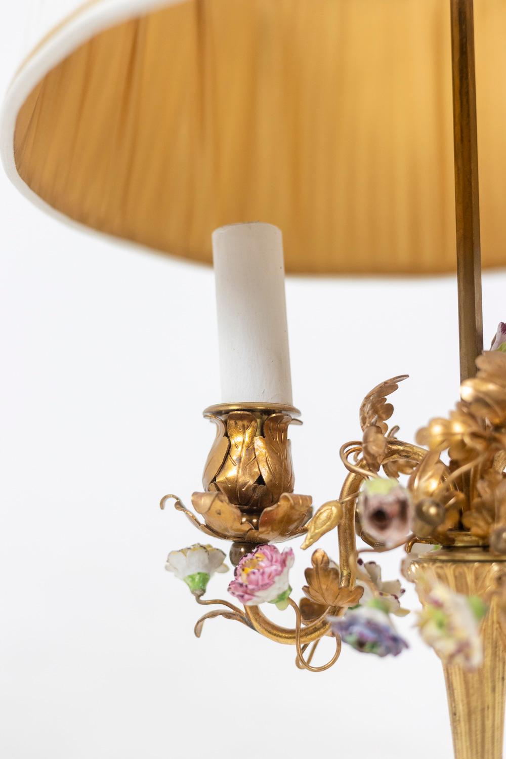 Louis XV style bouillotte lamp, circa 1900 For Sale 1