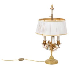 Bouillotte-Lampe im Stil von Louis XV., um 1900