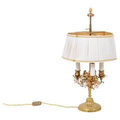 Antique Louis XV style bouillotte lamp, circa 1900