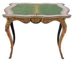 Louis XV Style Boulle Card Table