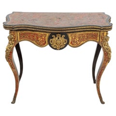 Louis XV Style Boulle Card Table