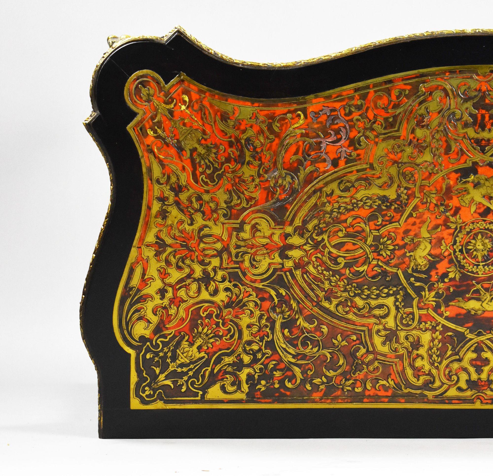 Louis XV Style Boulle Marquetry Card Table by Edwards & Roberts For Sale 10