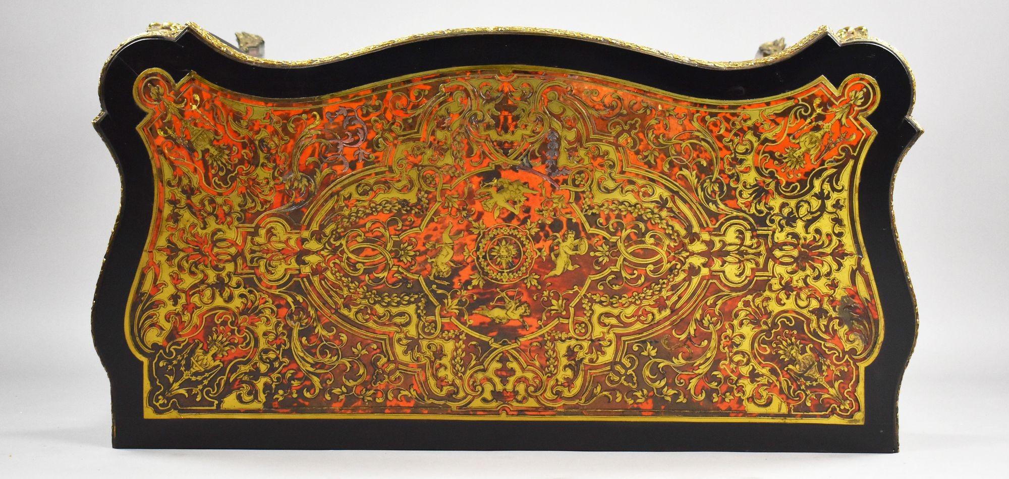 Louis XV Style Boulle Marquetry Card Table by Edwards & Roberts For Sale 2