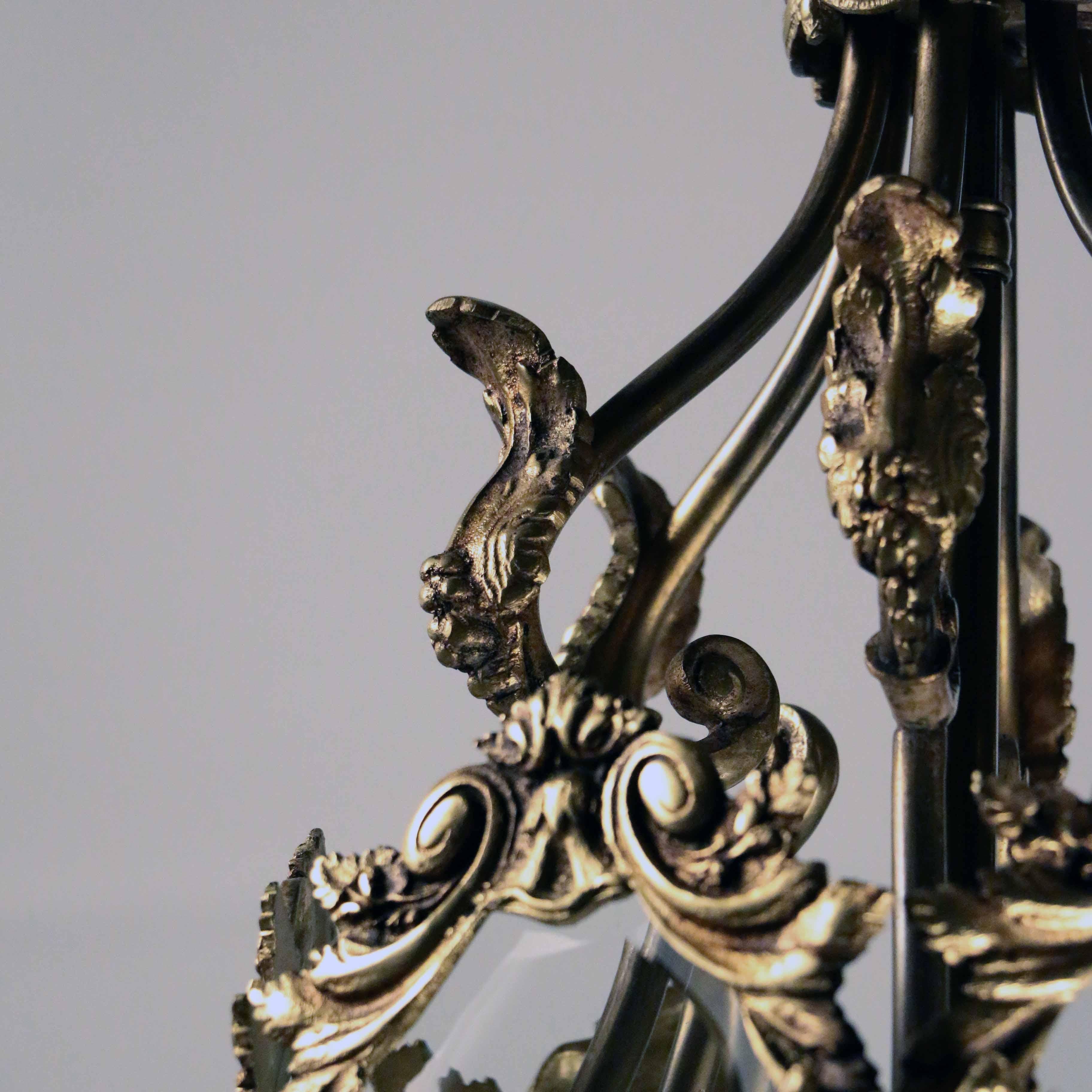 Louis XV Style Brass Lantern For Sale 2