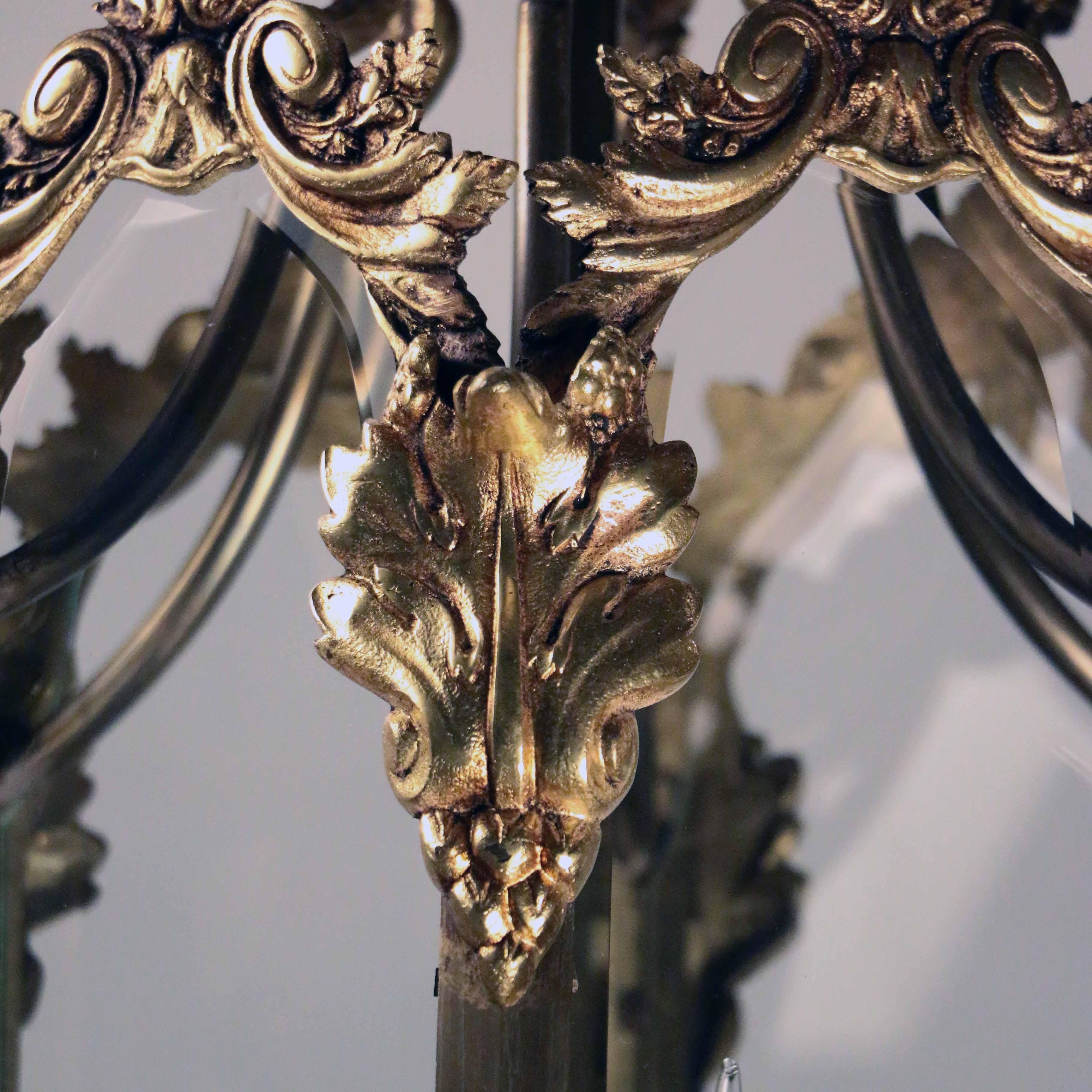 Louis XV Style Brass Lantern For Sale 4