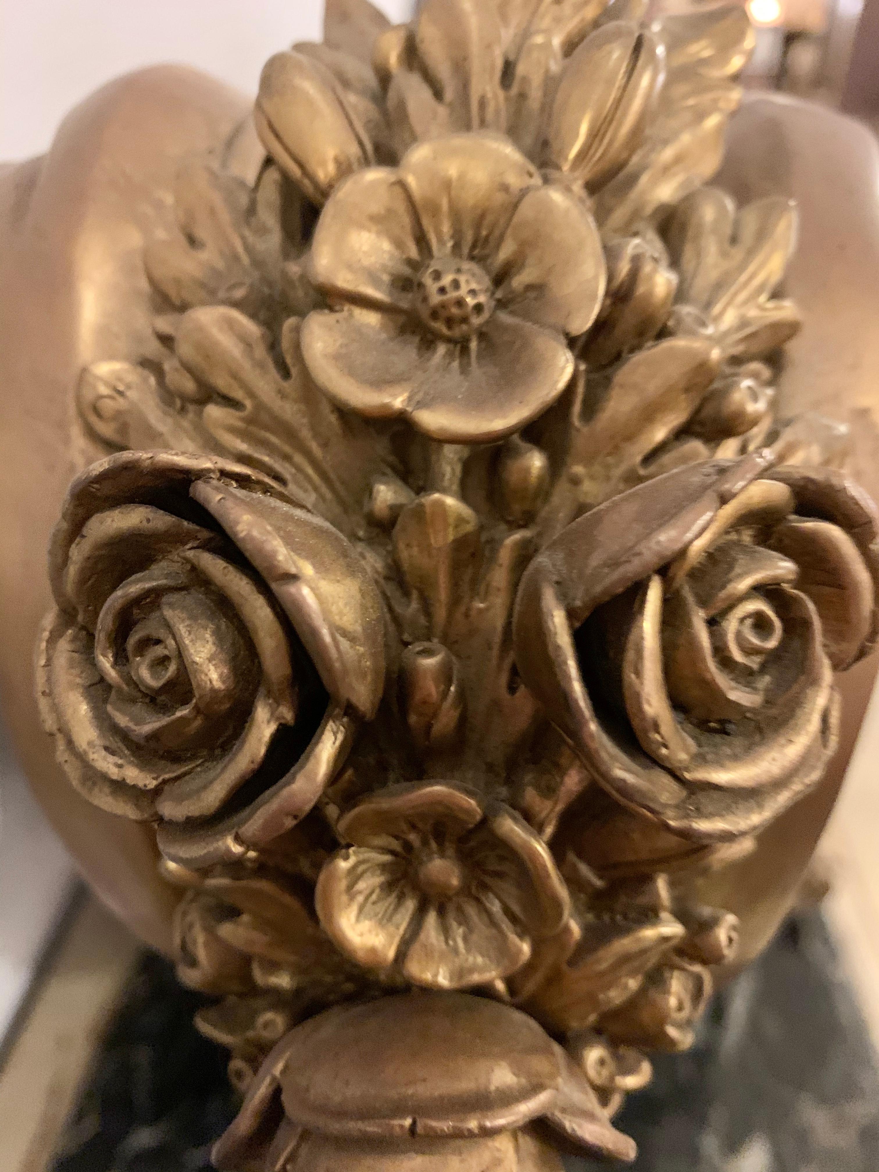 Louis XV Style Bronze Mounted Cobalt Blue Center Jardinière Planter 5