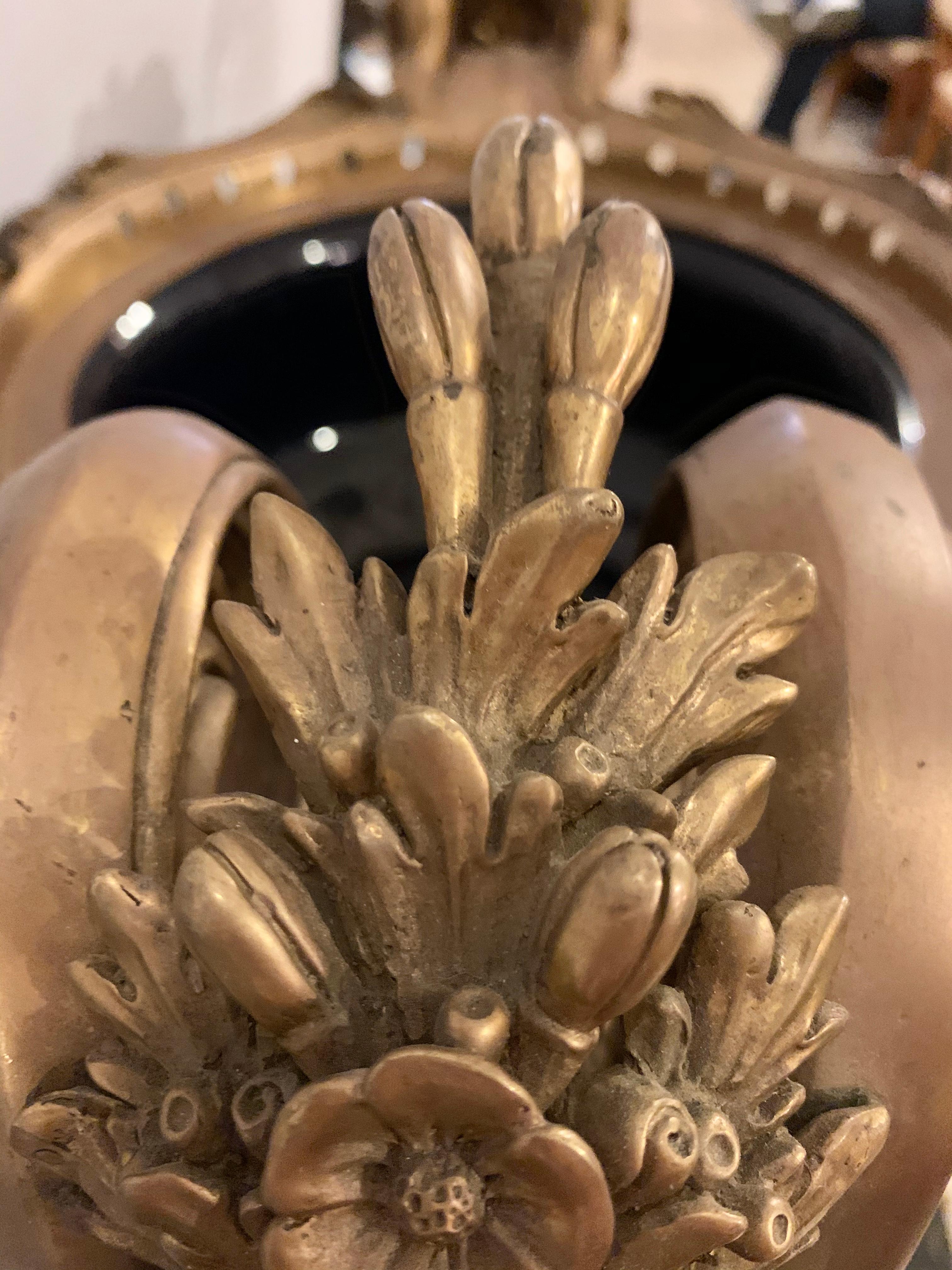 Louis XV Style Bronze Mounted Cobalt Blue Center Jardinière Planter 4