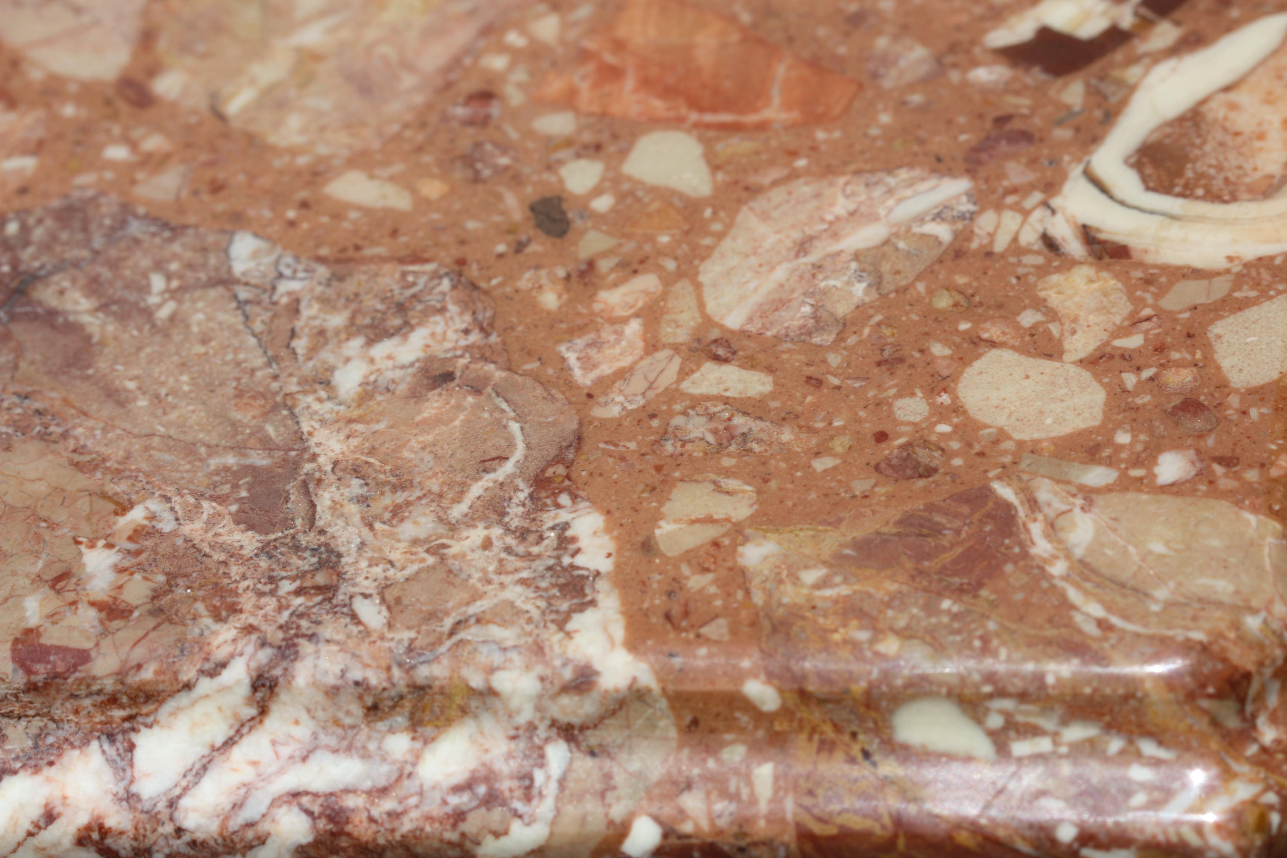 Louis XV Stil Bronze montiert Mahagoni Marmorplatte Kommode im Angebot 5