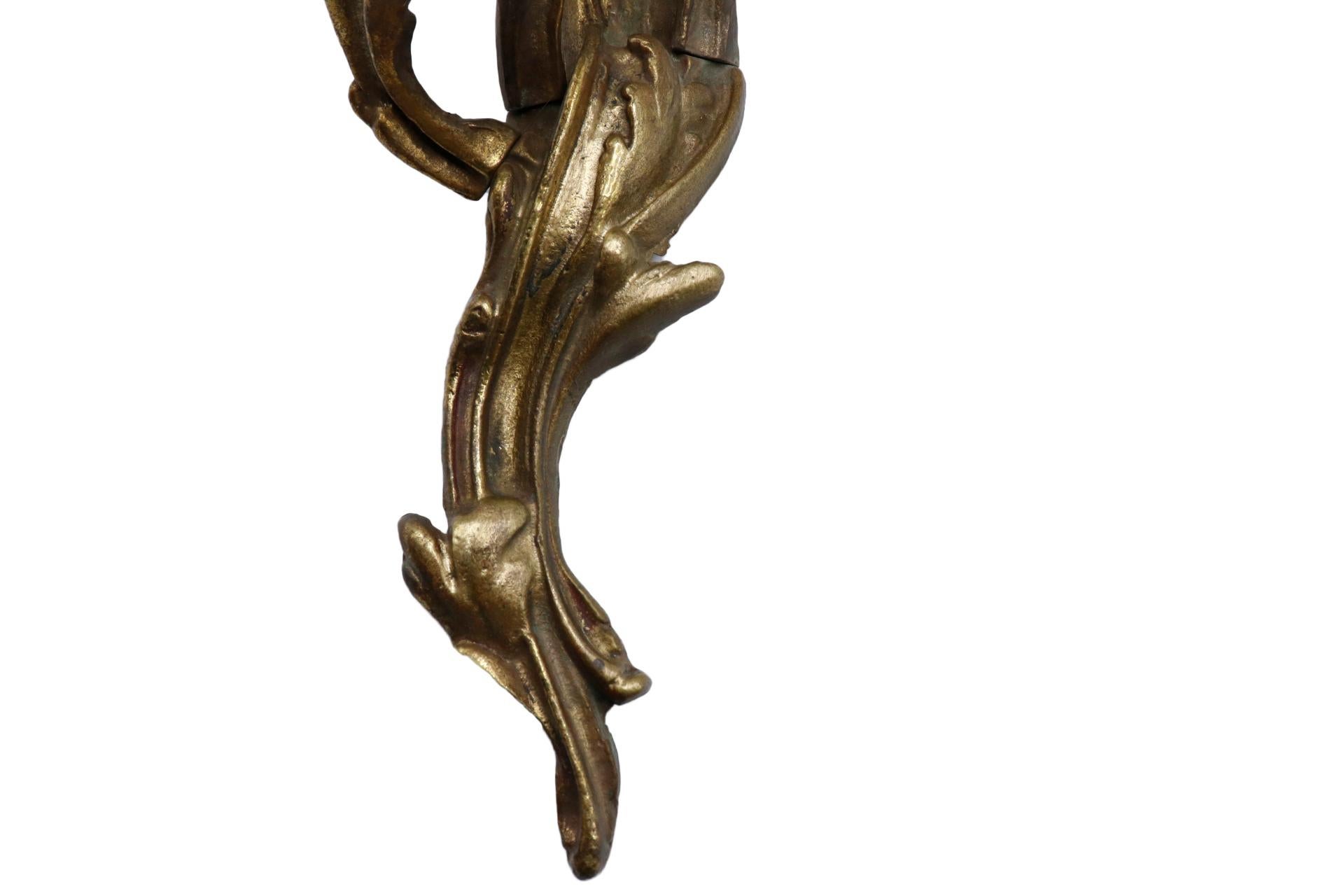 Louis XV Style Bronze Sconces, a Pair 2