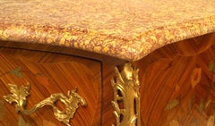 French Louis XV Style Kingwood Commode