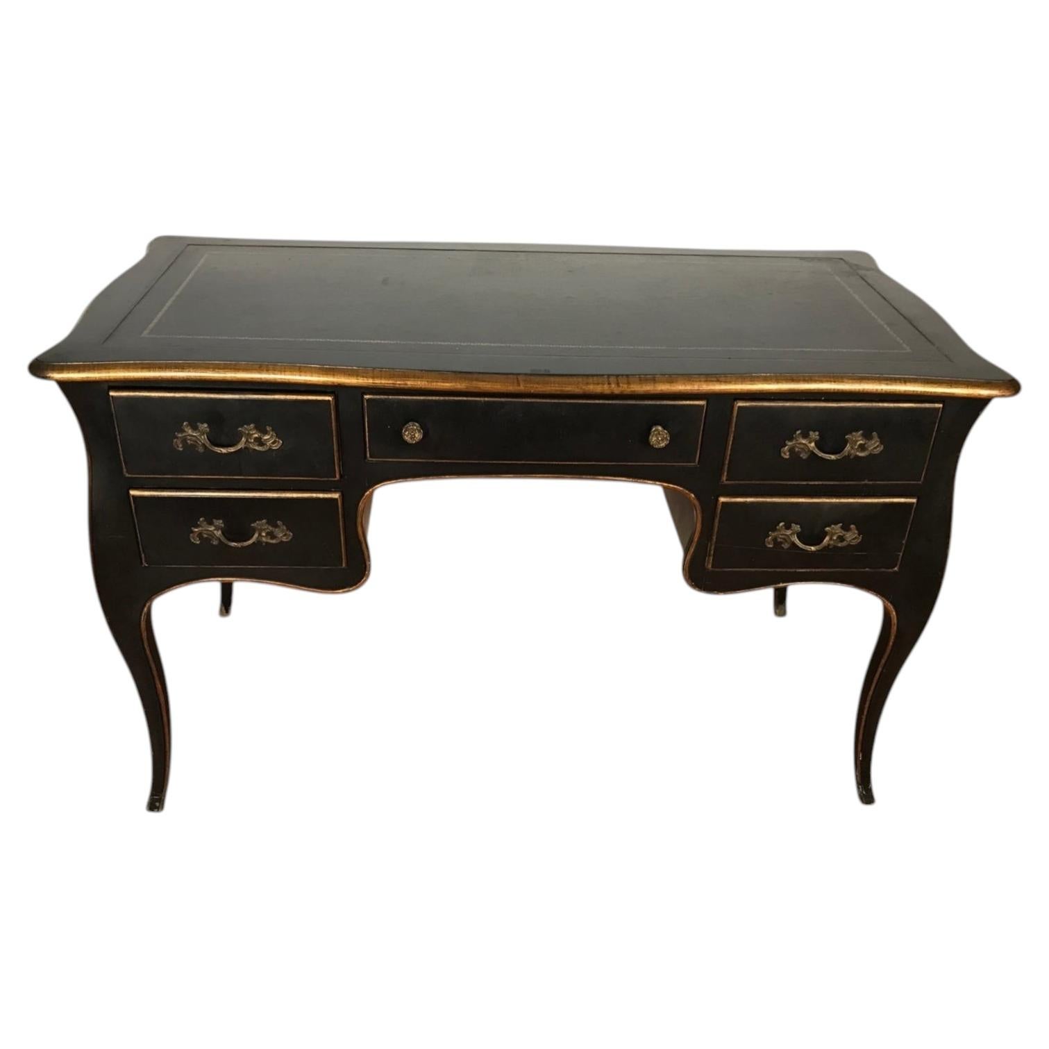 Escritorio «Bureau Plat» de estilo Luis XV, principios del siglo XX en venta
