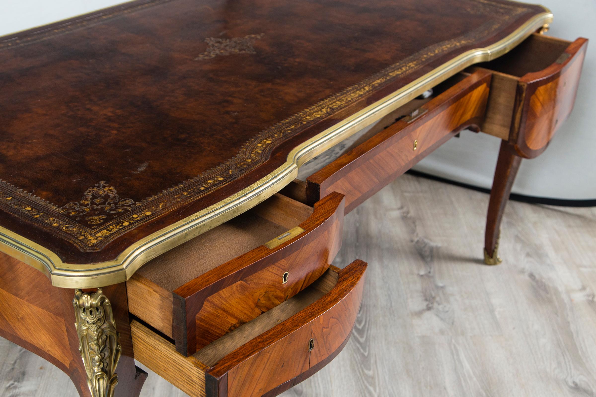 Louis XV Style Bureau Plat 'Desk' For Sale 1